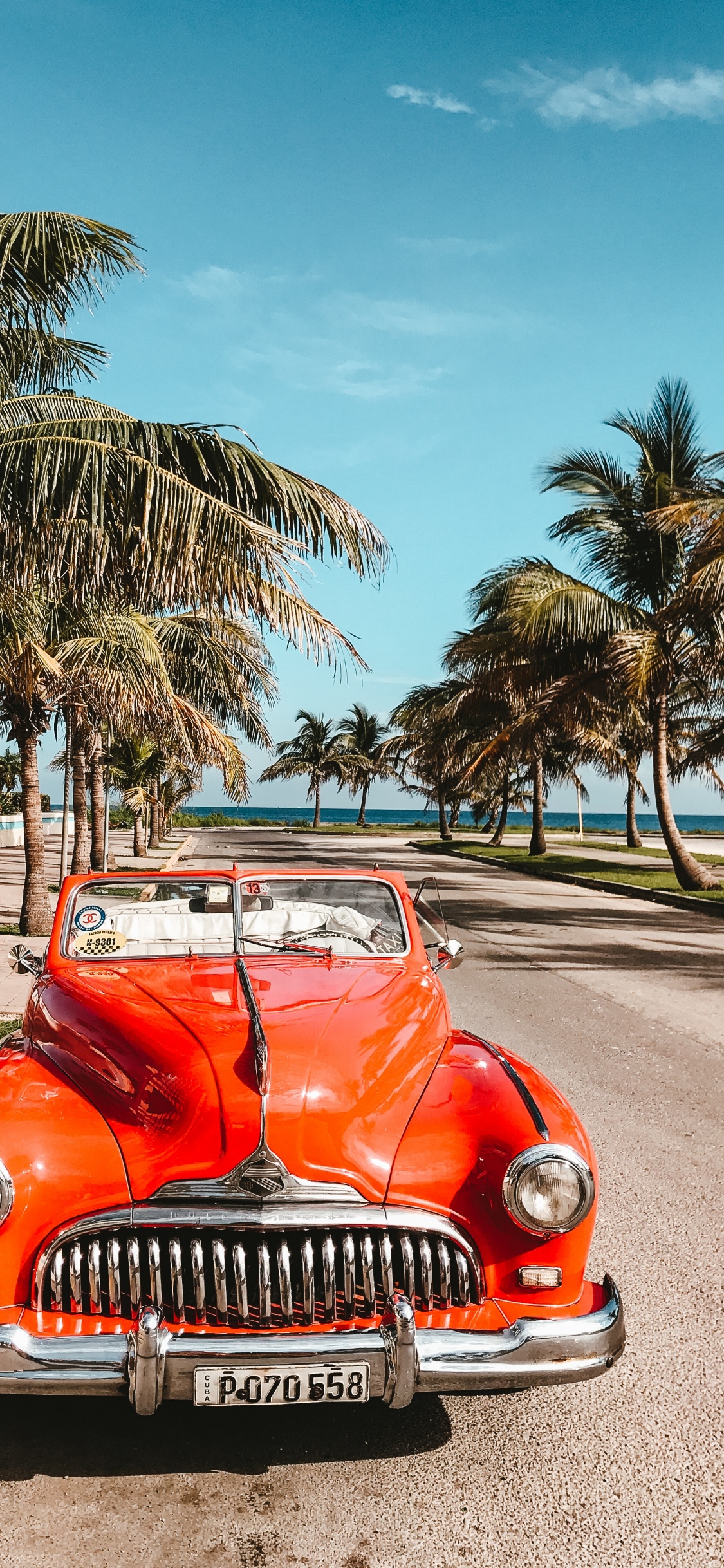 Обои красивая куба, Гавана, путешествие, природа, колесо в разрешении 1125x2436