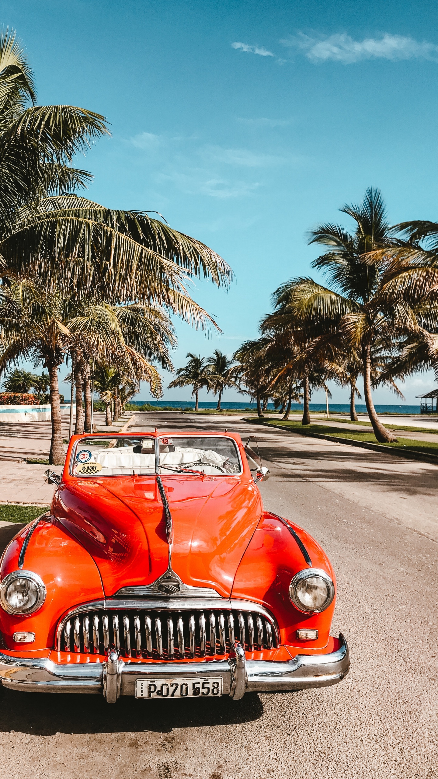 Обои красивая куба, Гавана, путешествие, природа, колесо в разрешении 1440x2560