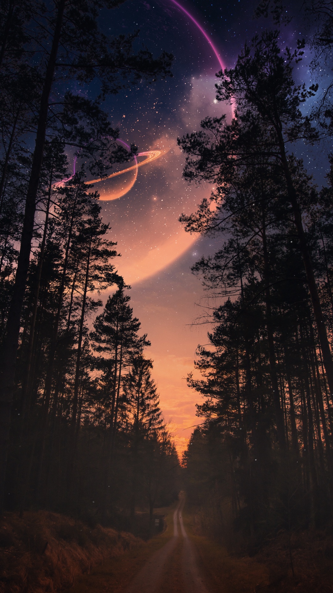 Обои природа, пейзаж, атмосфера, растение, облако в разрешении 1080x1920