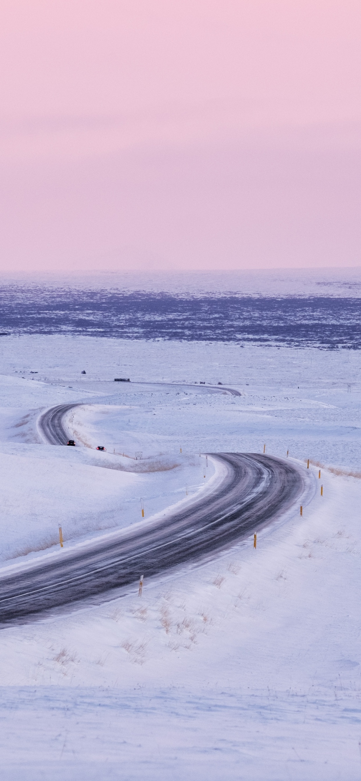 Обои океан, Северный Ледовитый океан, ледник, снег, зима в разрешении 1242x2688