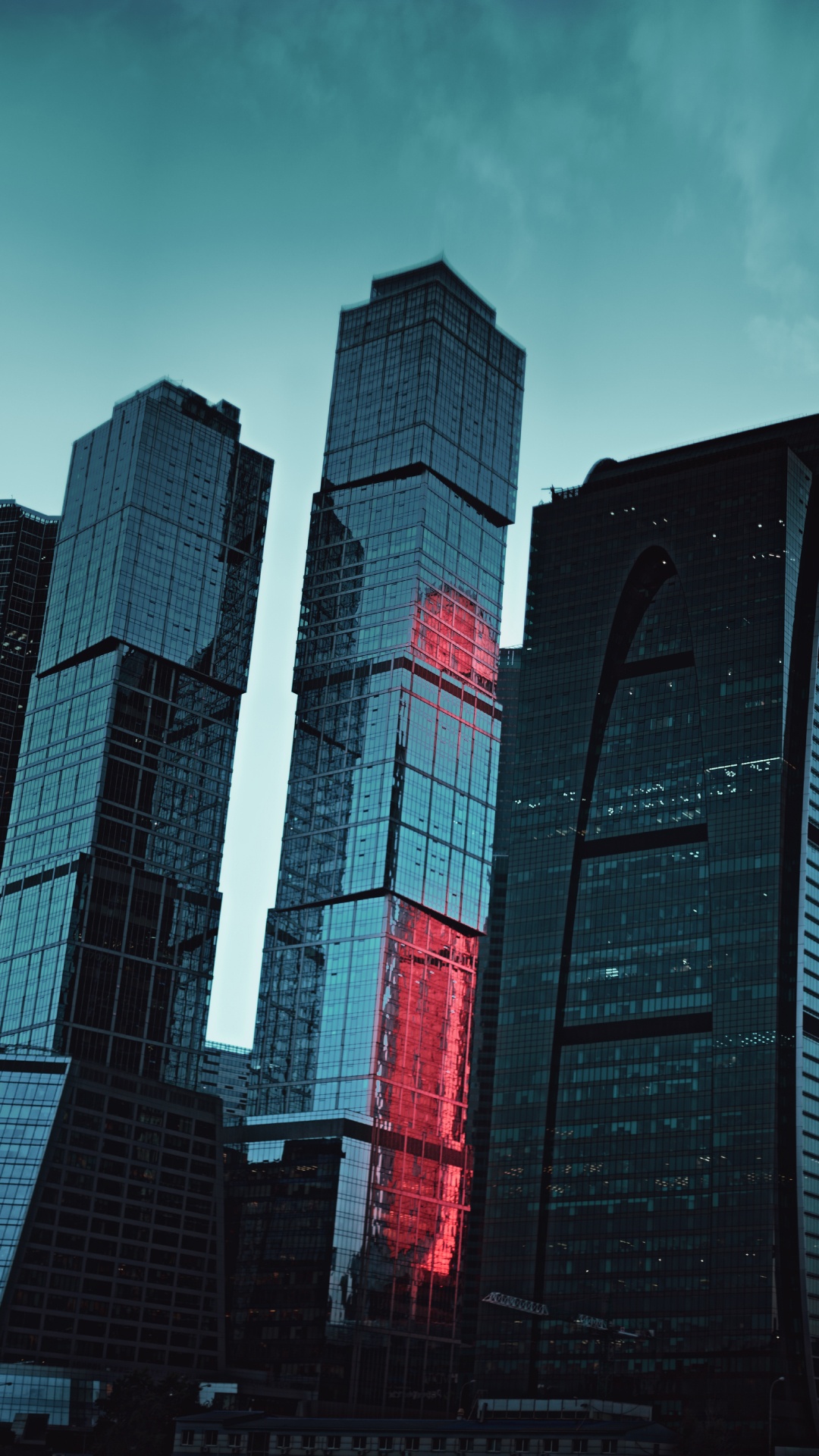 Обои небоскреб, город, городской район, башня, здание в разрешении 1080x1920