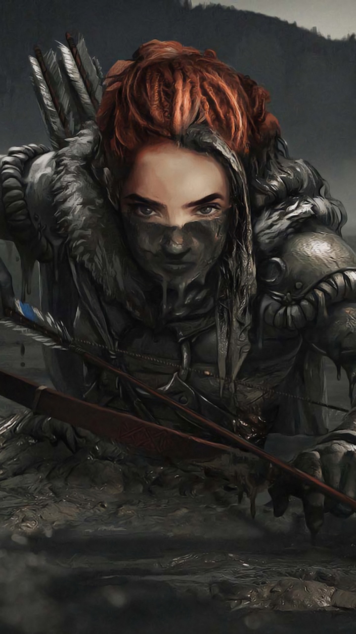 Обои компьютерная игра, приключенческая игра, темнота, игры, Цифровой композитинг в разрешении 720x1280