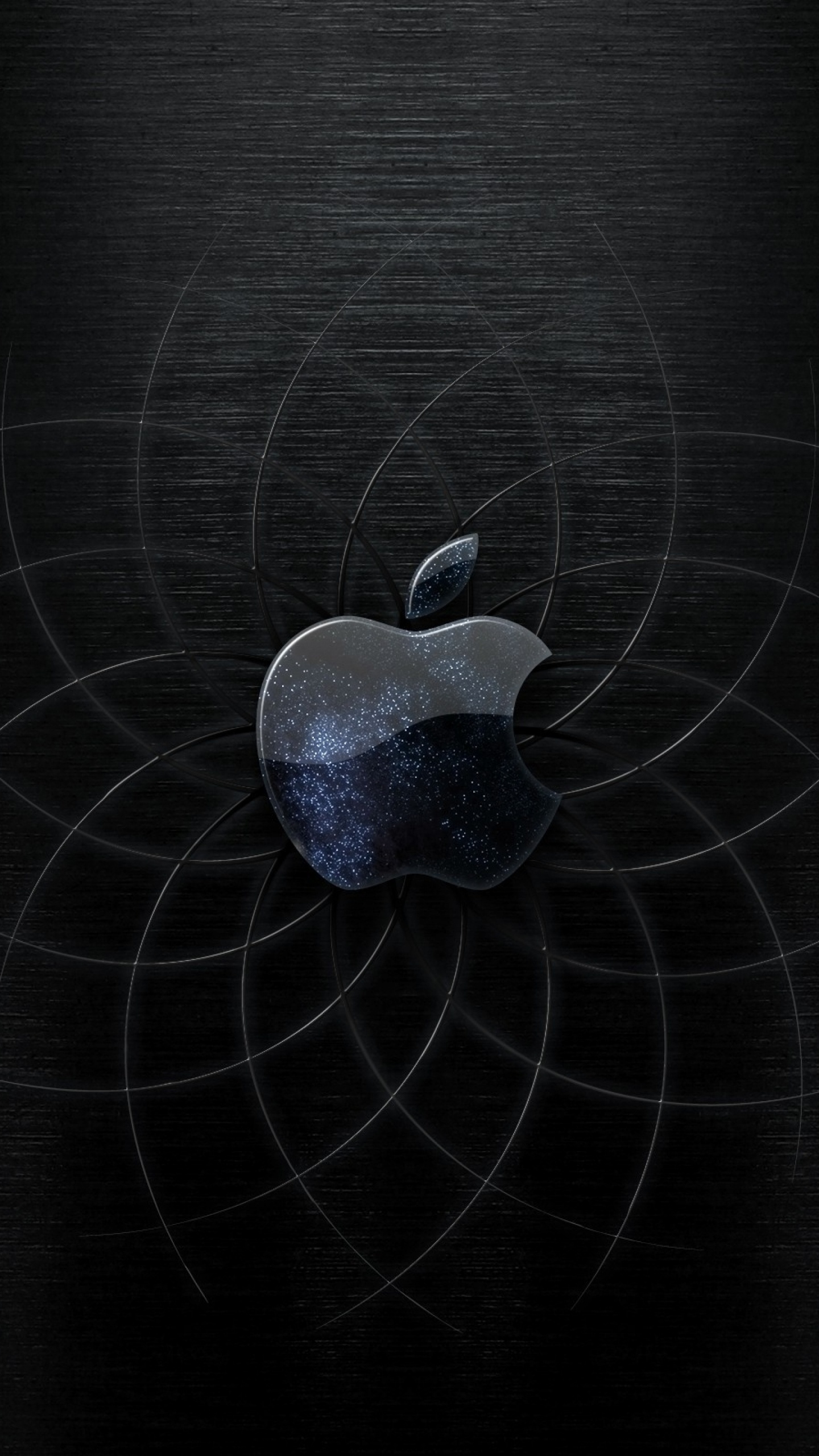 Обои черный, черный и белый, темнота, лого, растение в разрешении 1440x2560