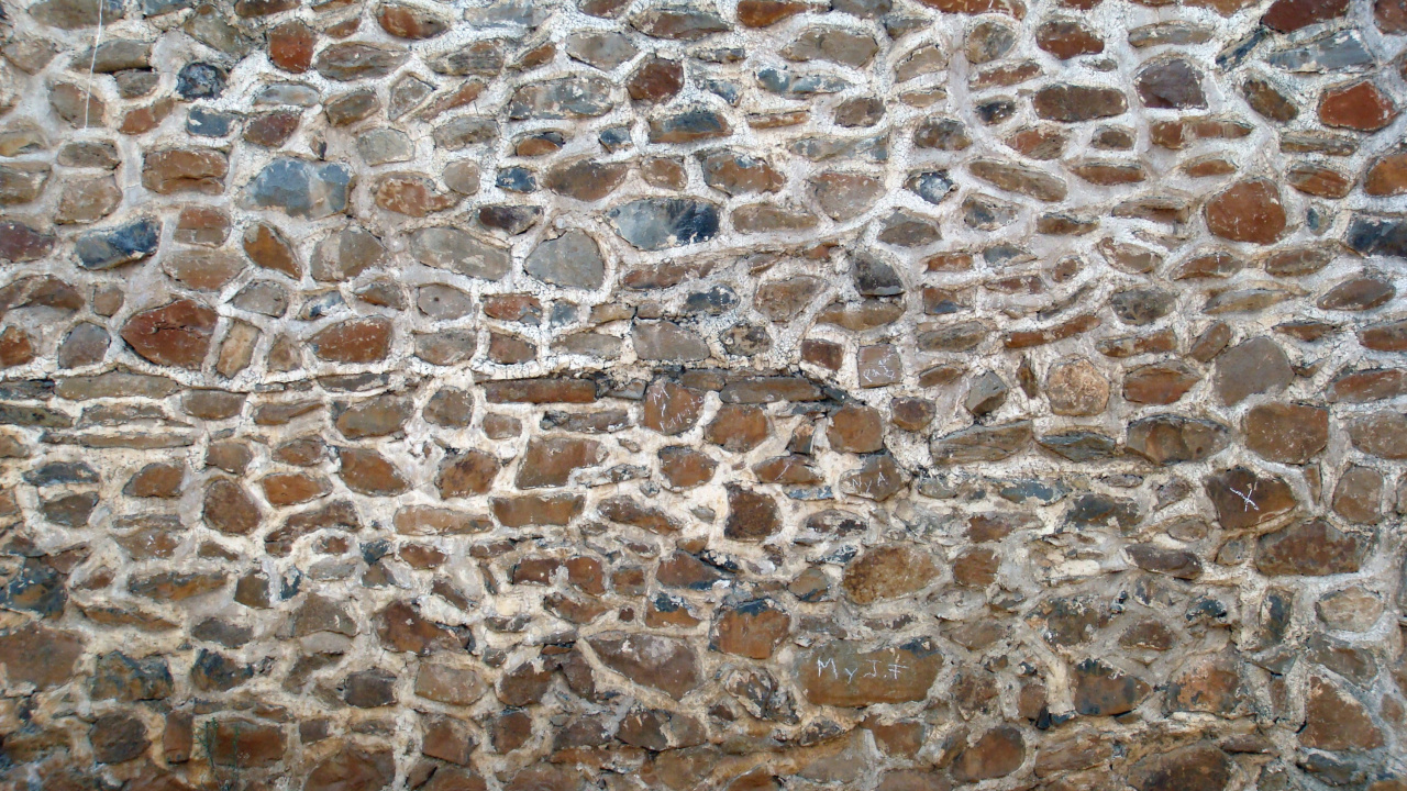 Обои каменная стена, стена, рок, узор, геология в разрешении 1280x720