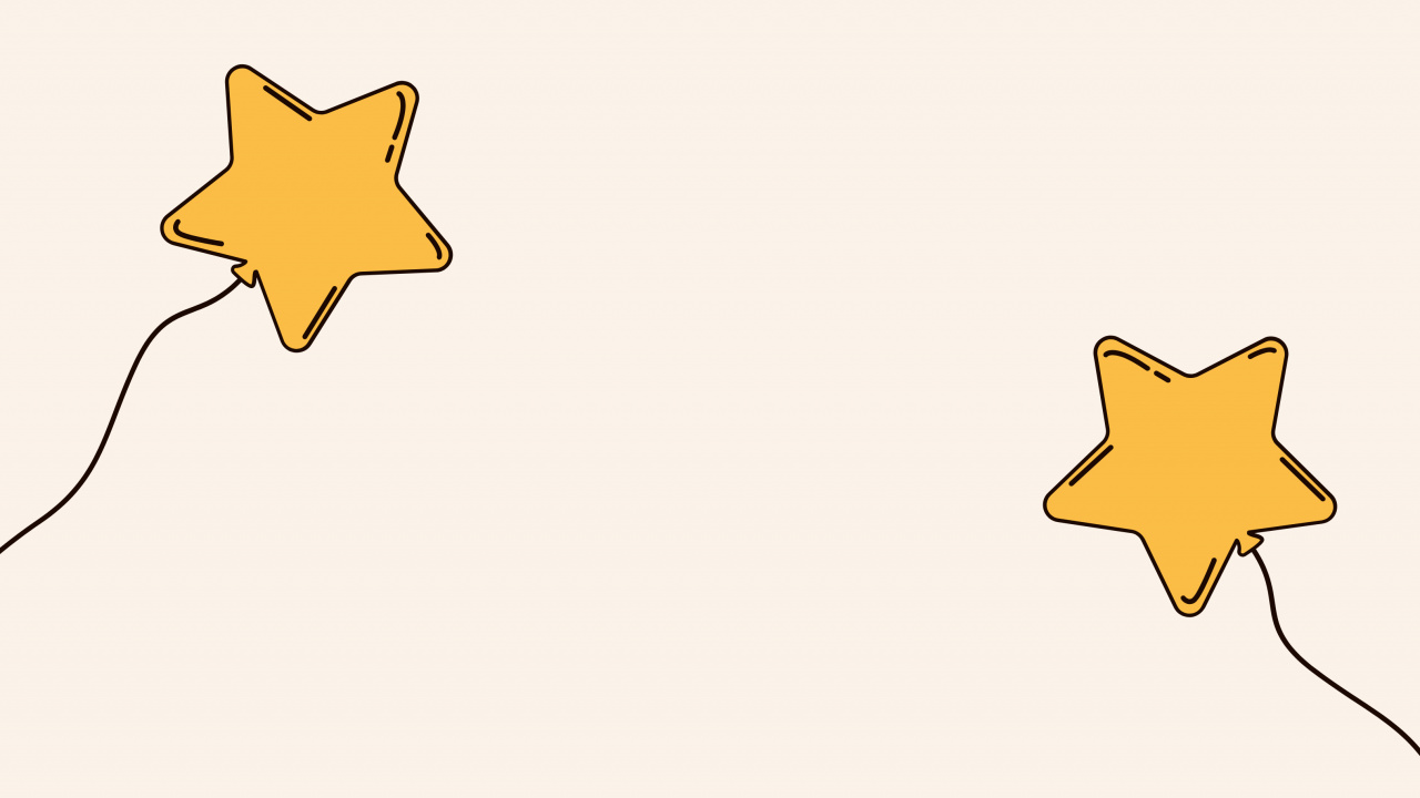 Обои желтый, лист, звезда, Рисунок М, точка в разрешении 1280x720