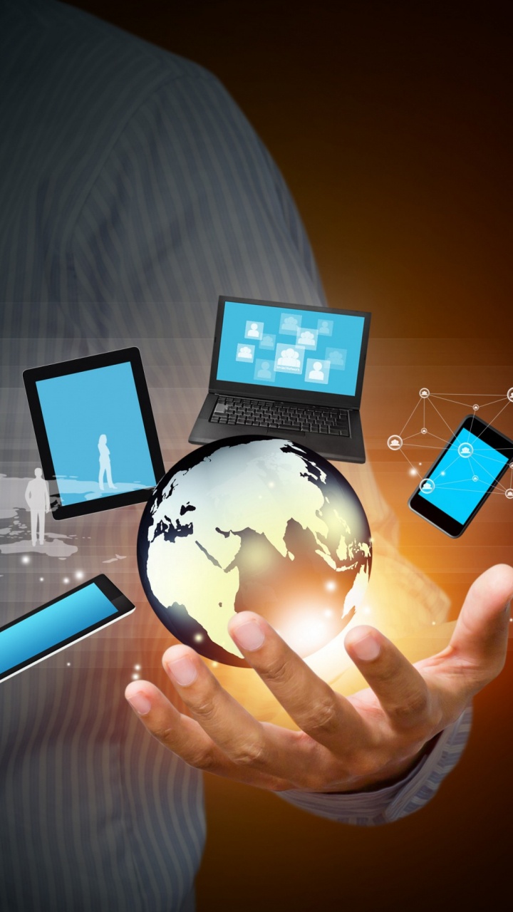 Обои технологии, мир, бизнес-маркетинг, шар, услуга в разрешении 720x1280