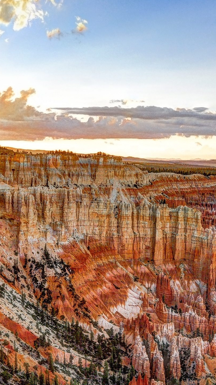 Обои национальный парк Брайсканьон, национальный парк зайон, национальный парк, Город Брайс-Каньон, парк в разрешении 750x1334