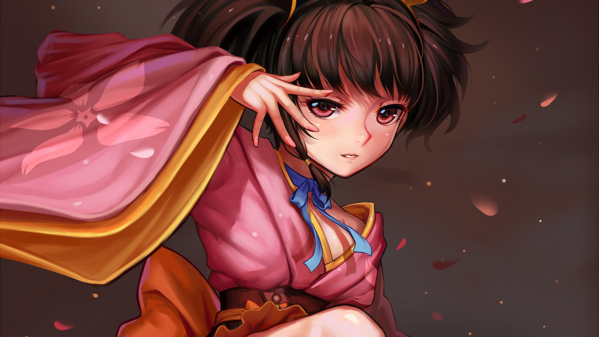 Обои Mumei, Икома, - Куатью, аниме, мультфильм в разрешении 1920x1080