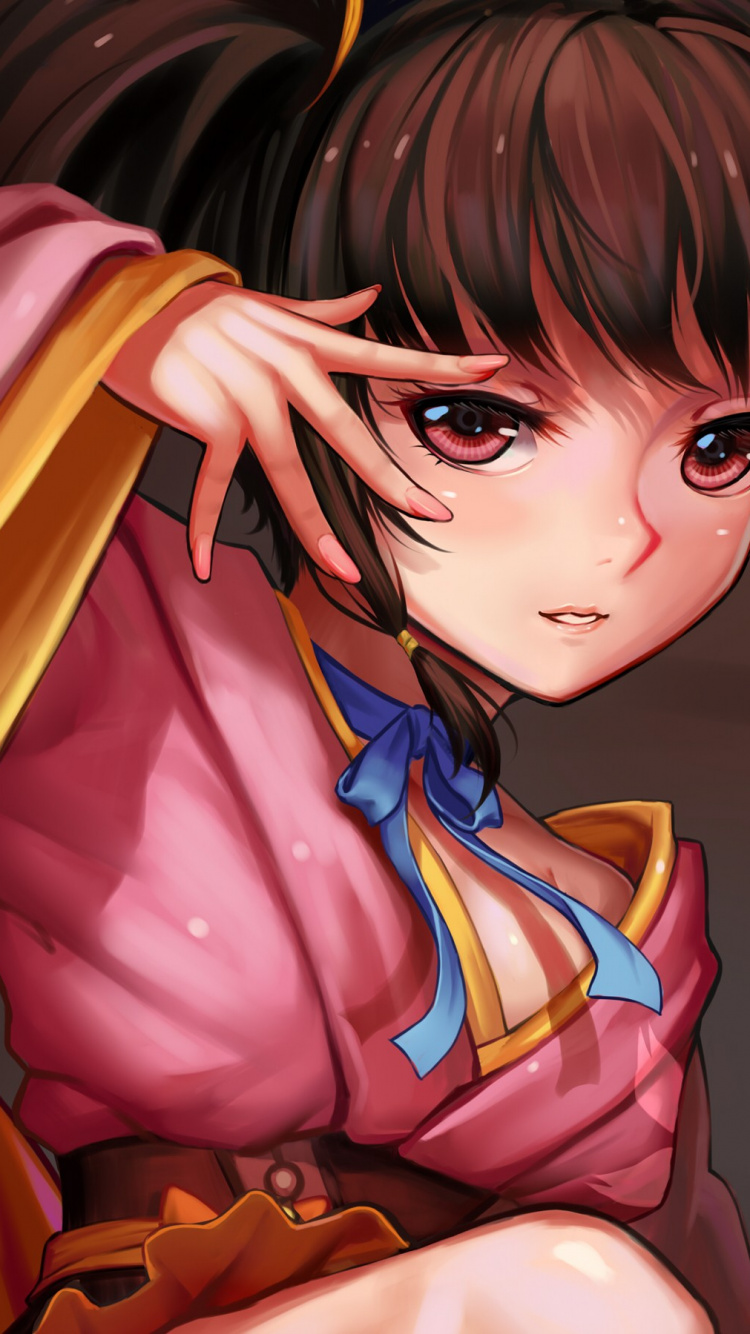 Обои Mumei, Икома, - Куатью, аниме, мультфильм в разрешении 750x1334