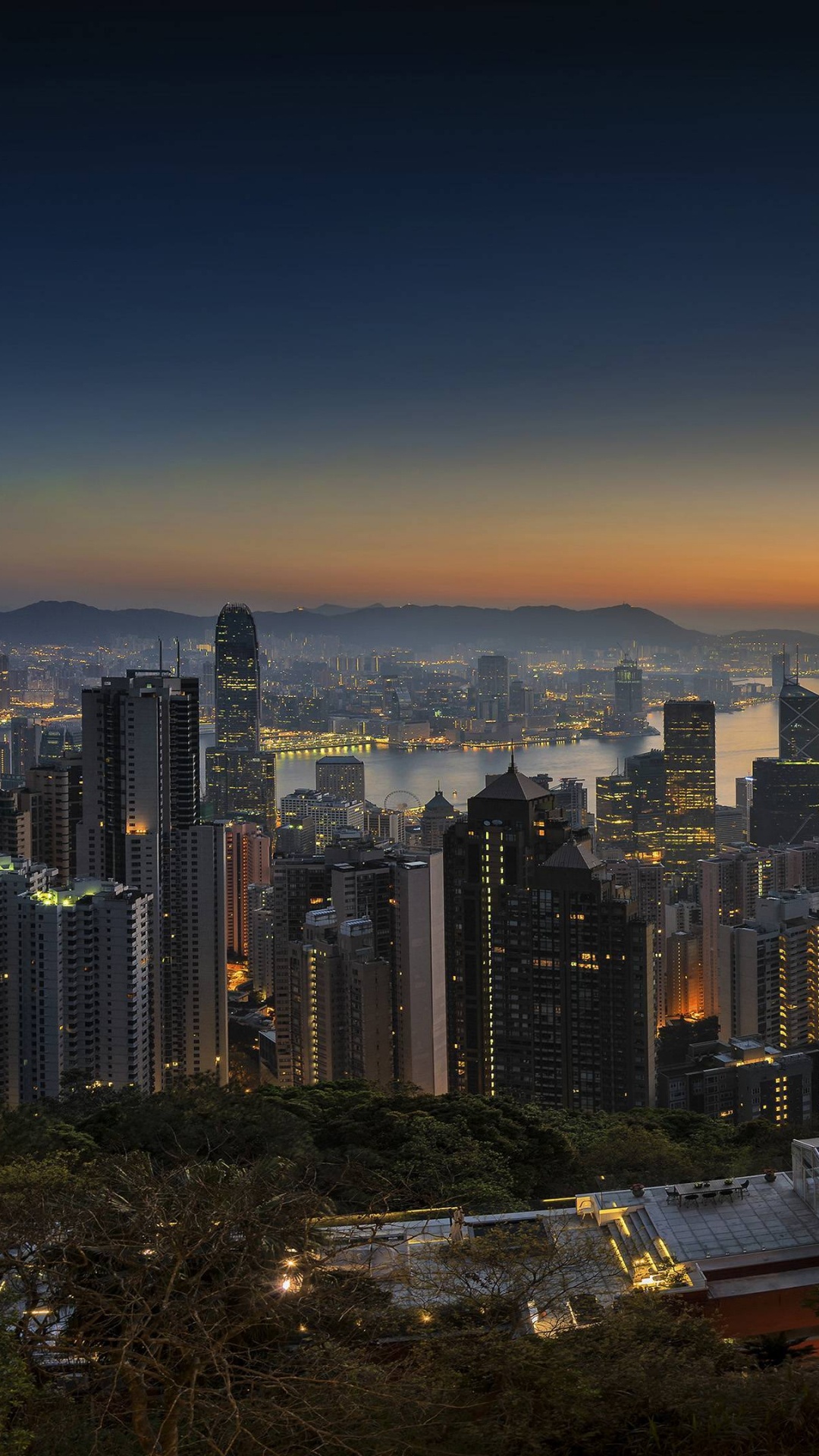 Обои Гонконг, городской пейзаж, город, городской район, метрополия в разрешении 1080x1920