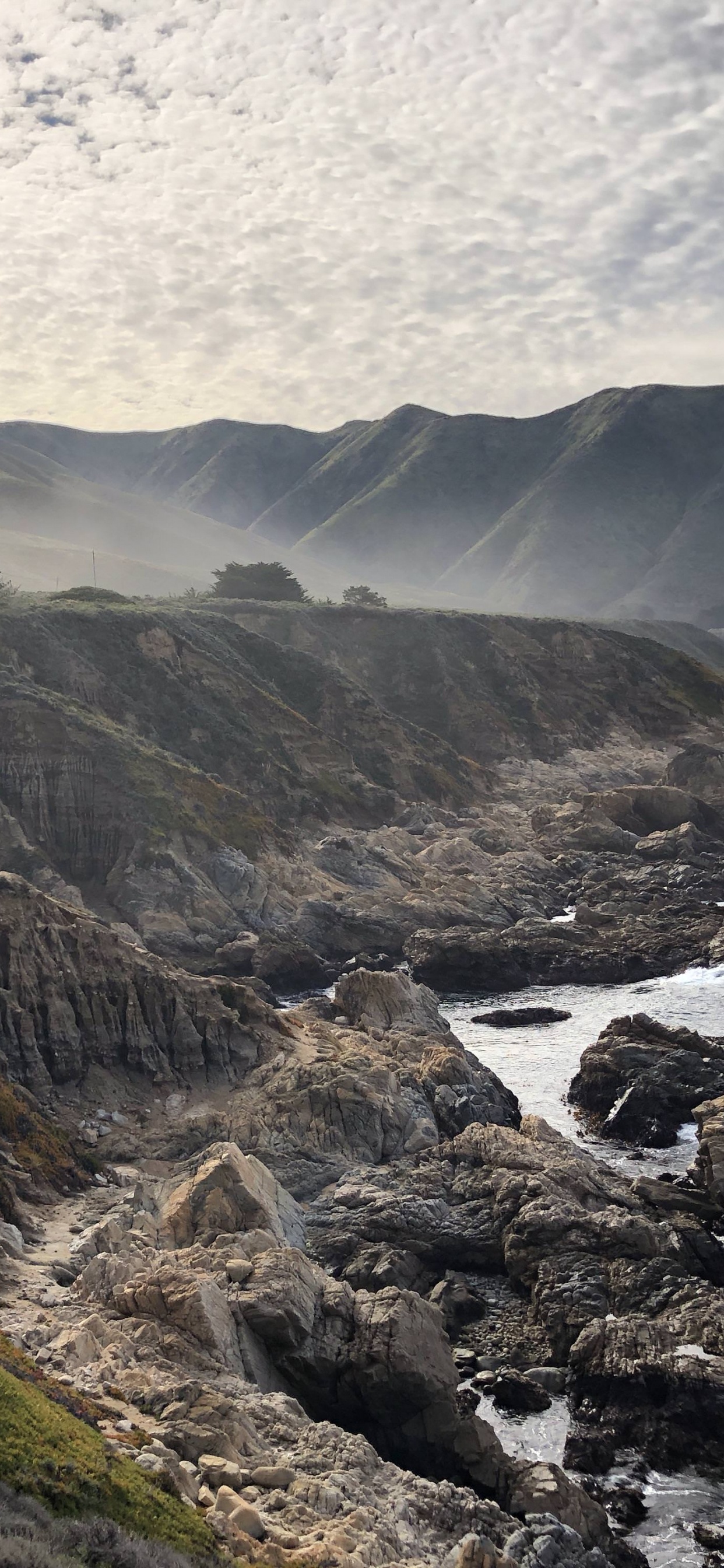 Обои нагорье, гора, природный заповедник, хребет, холм в разрешении 1242x2688