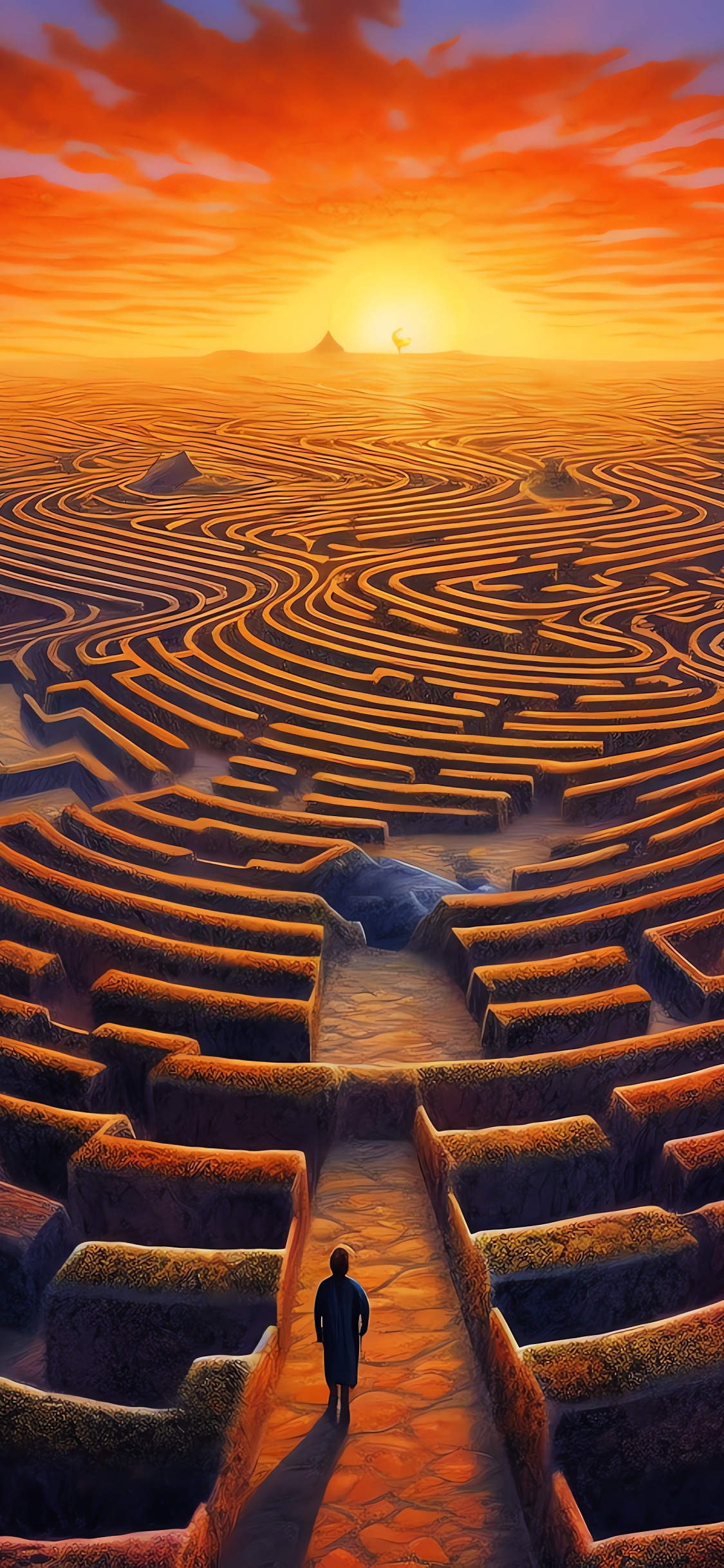 Обои атмосфера, облако, экорегион, природа, природный ландшафт в разрешении 1125x2436