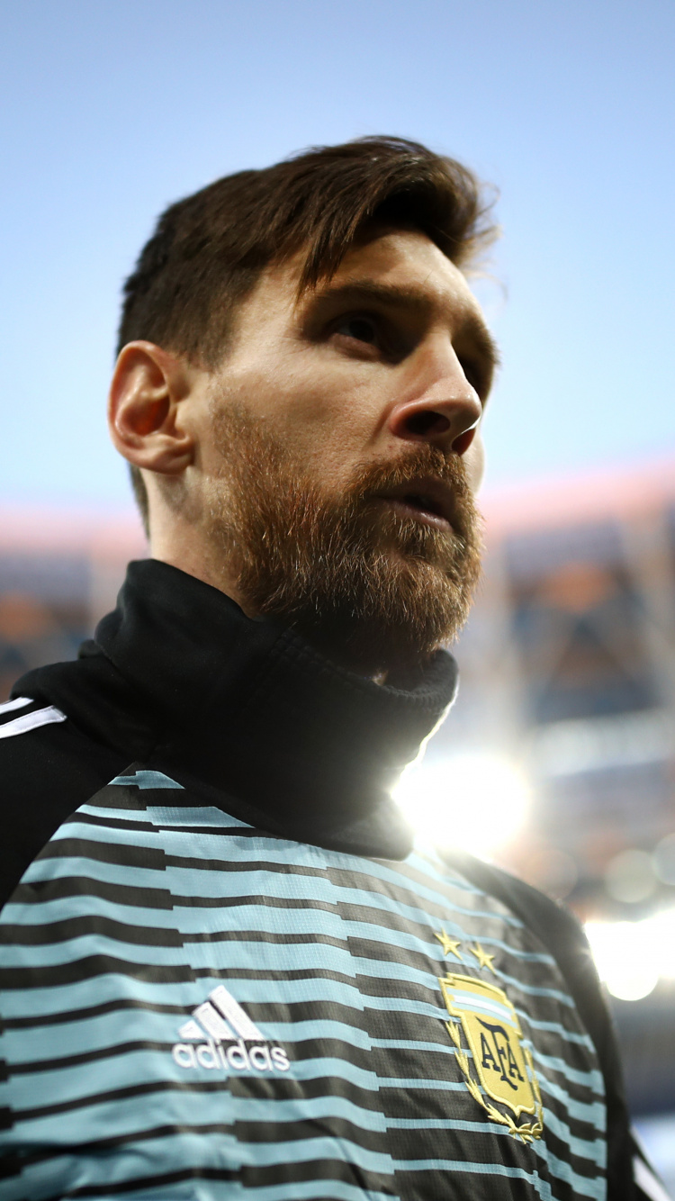 Обои Лионель Месси, ФК Барселона, ЧМ 2018, Футбольный игрок, волосы в разрешении 750x1334