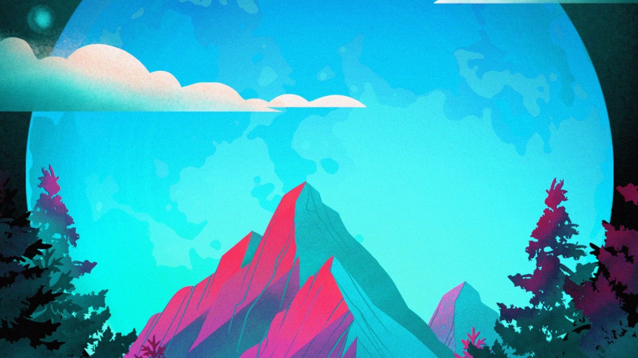 Обои природа, гора, дорога, мир, растение в разрешении 1280x720