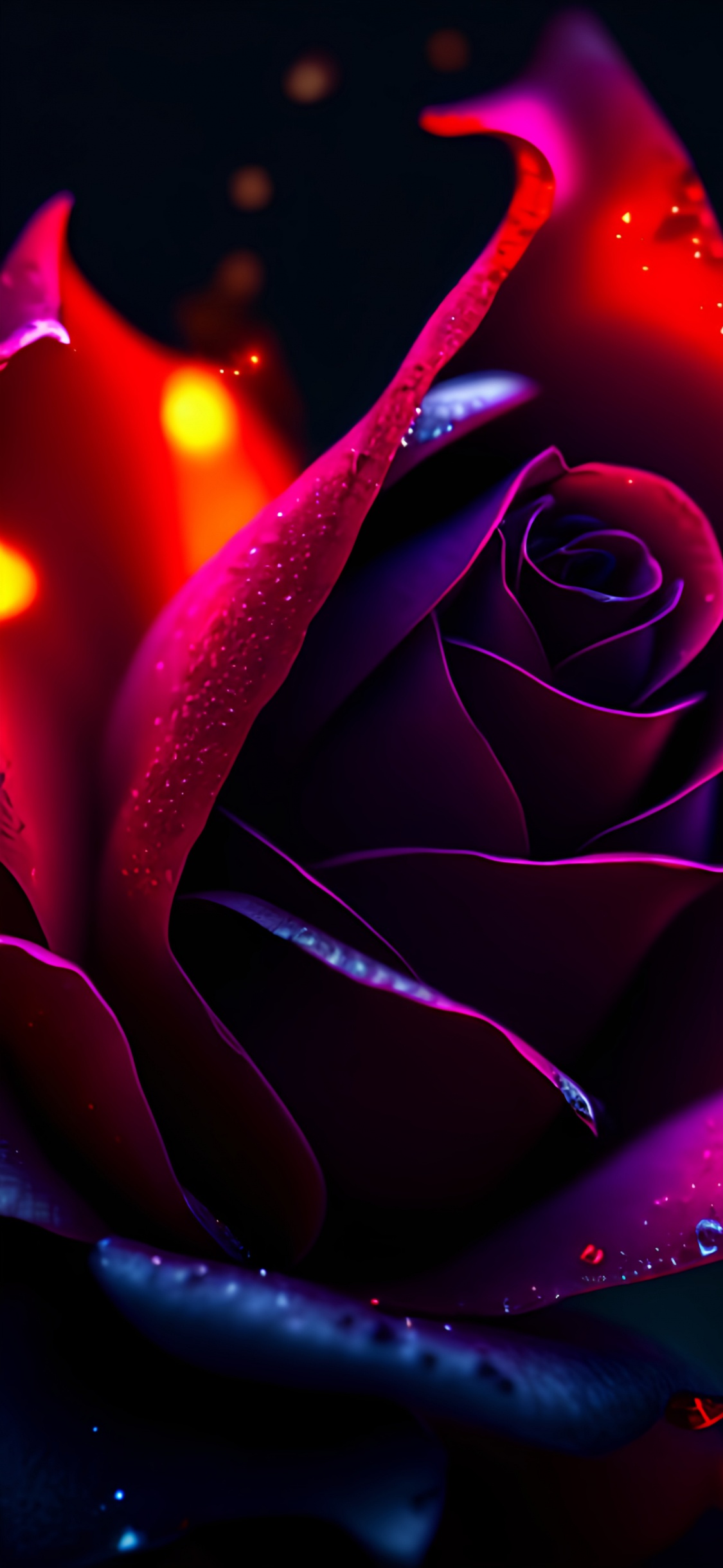 Обои гибридная чайная роза, сад роз, графический дизайн, столистная роза, цветок в разрешении 1125x2436