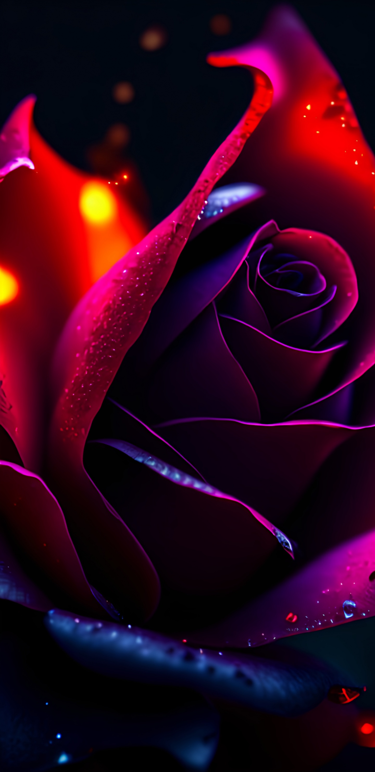 Обои гибридная чайная роза, сад роз, графический дизайн, столистная роза, цветок в разрешении 1440x2960