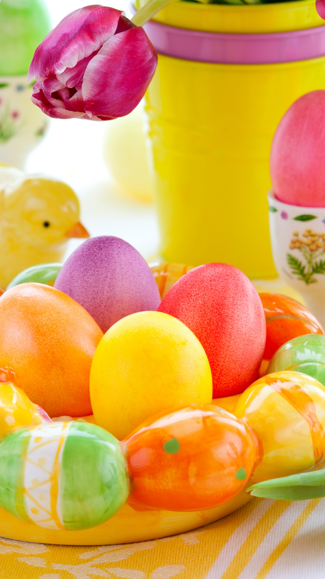 Обои пасхальное яйцо, пища, пасха, сладость, кондитерские изделия в разрешении 1080x1920