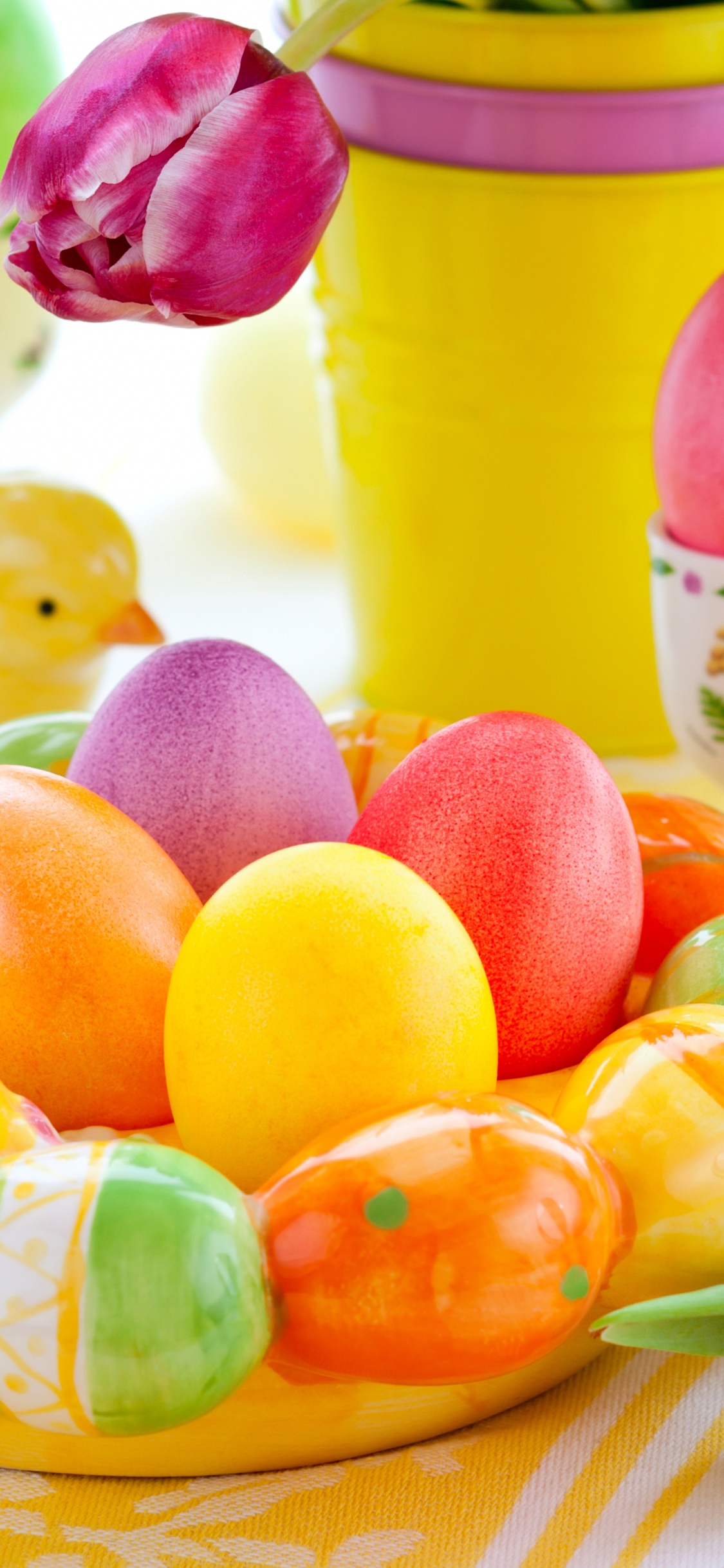 Обои пасхальное яйцо, пища, пасха, сладость, кондитерские изделия в разрешении 1125x2436