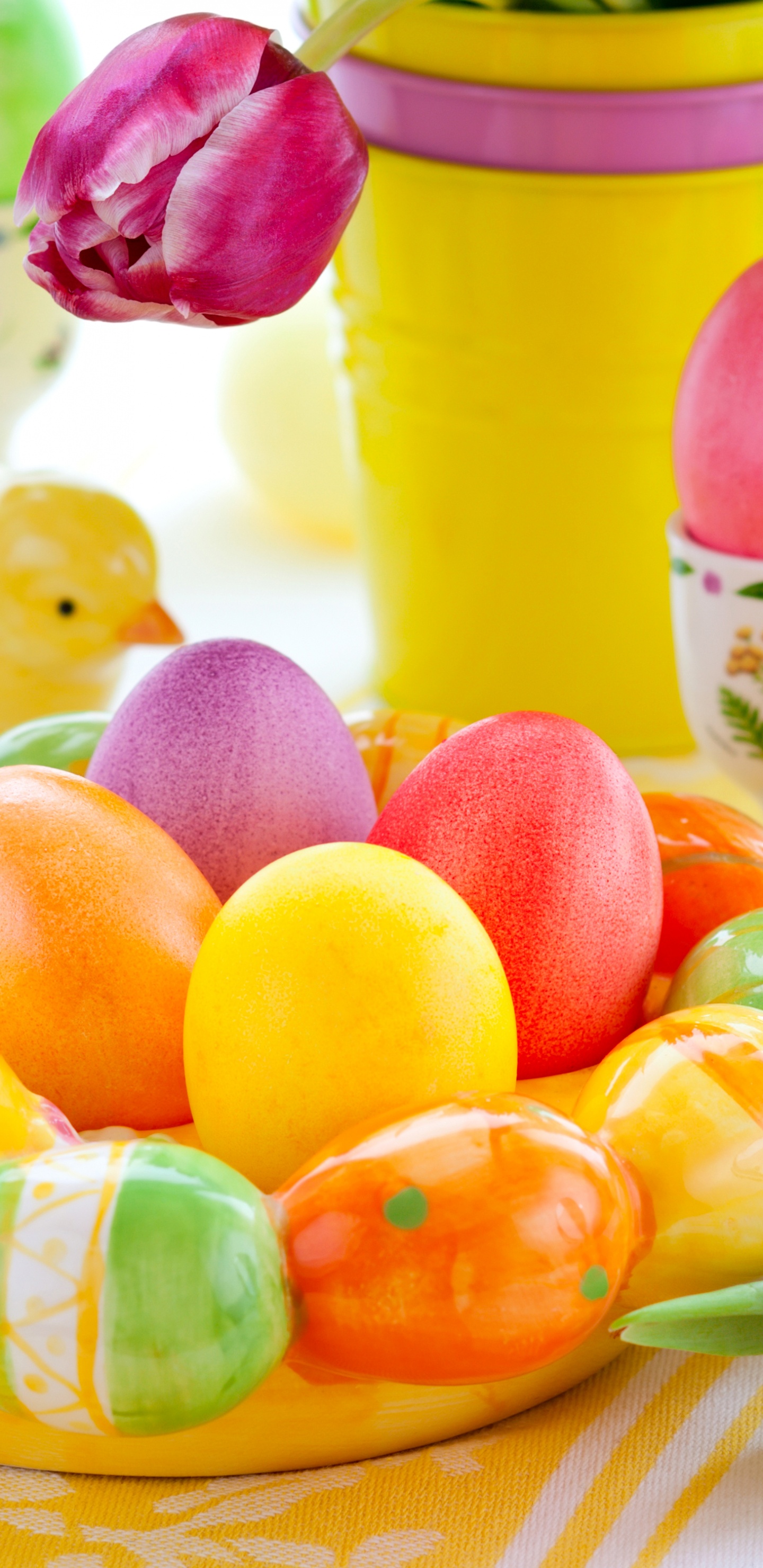 Обои пасхальное яйцо, пища, пасха, сладость, кондитерские изделия в разрешении 1440x2960