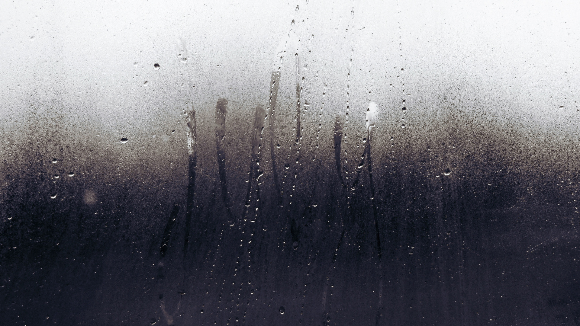 Обои росы капли на стекле, стекло, вода, мелкий дождь, дождь в разрешении 1920x1080