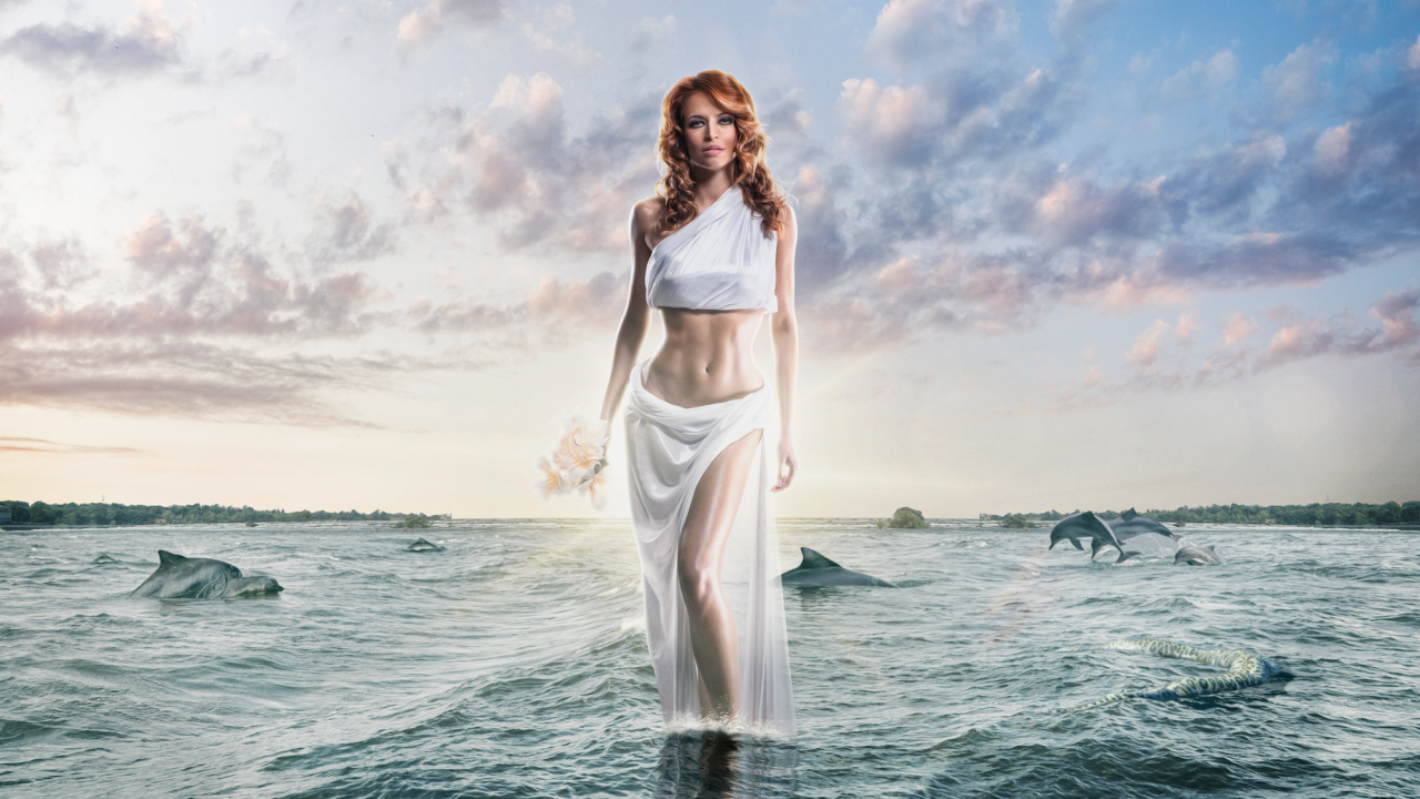 Обои артист, цифровое искусство, арт, Квак Янг Квон, море в разрешении 1280x720