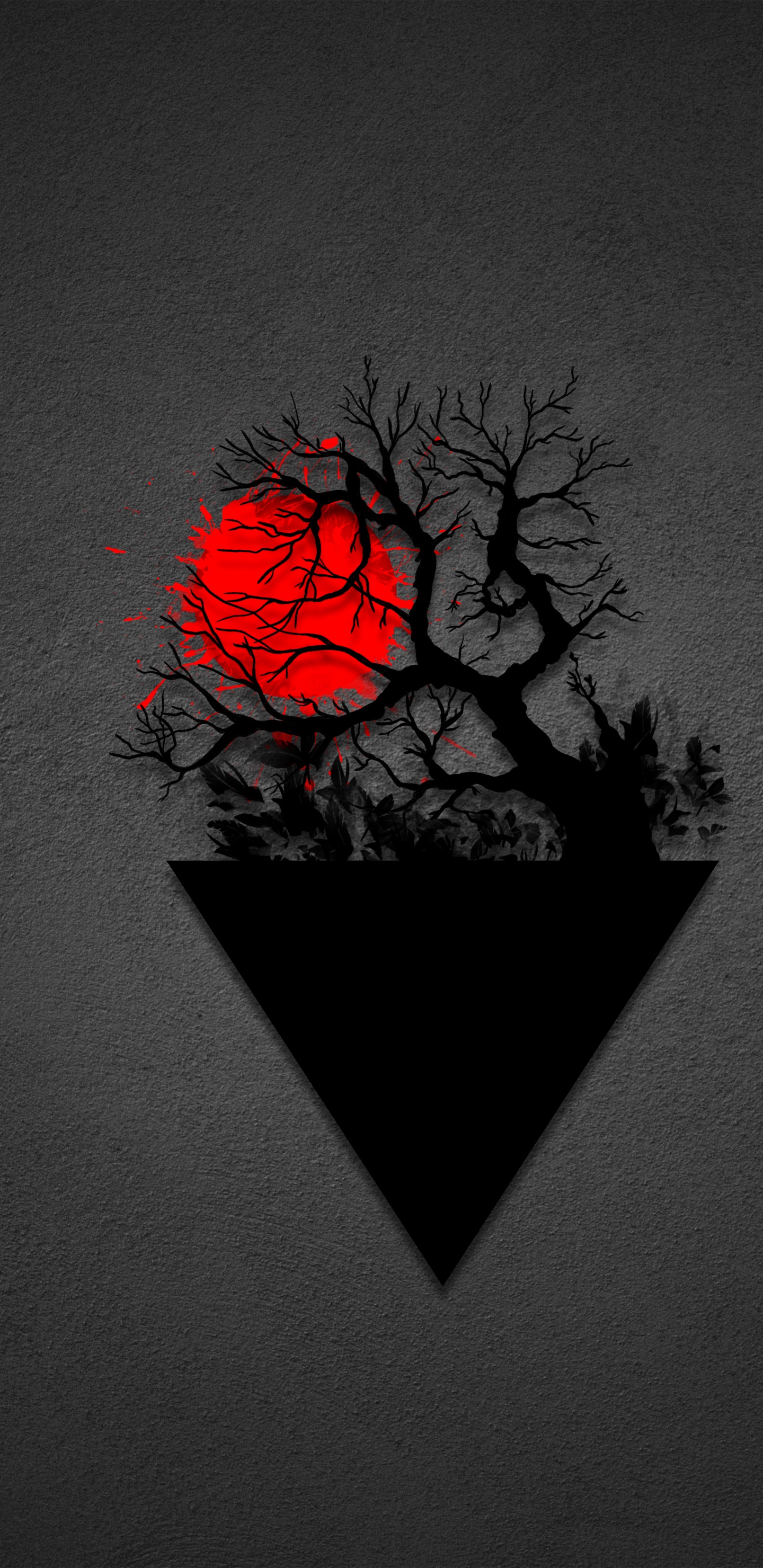 Обои темнота, визуальное искусство, человеческое тело, жест, арт в разрешении 1440x2960