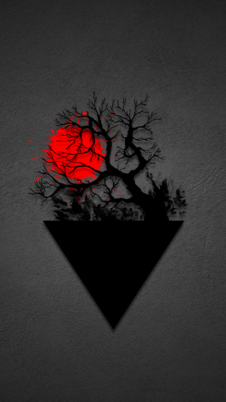 Обои темнота, визуальное искусство, человеческое тело, жест, арт в разрешении 750x1334