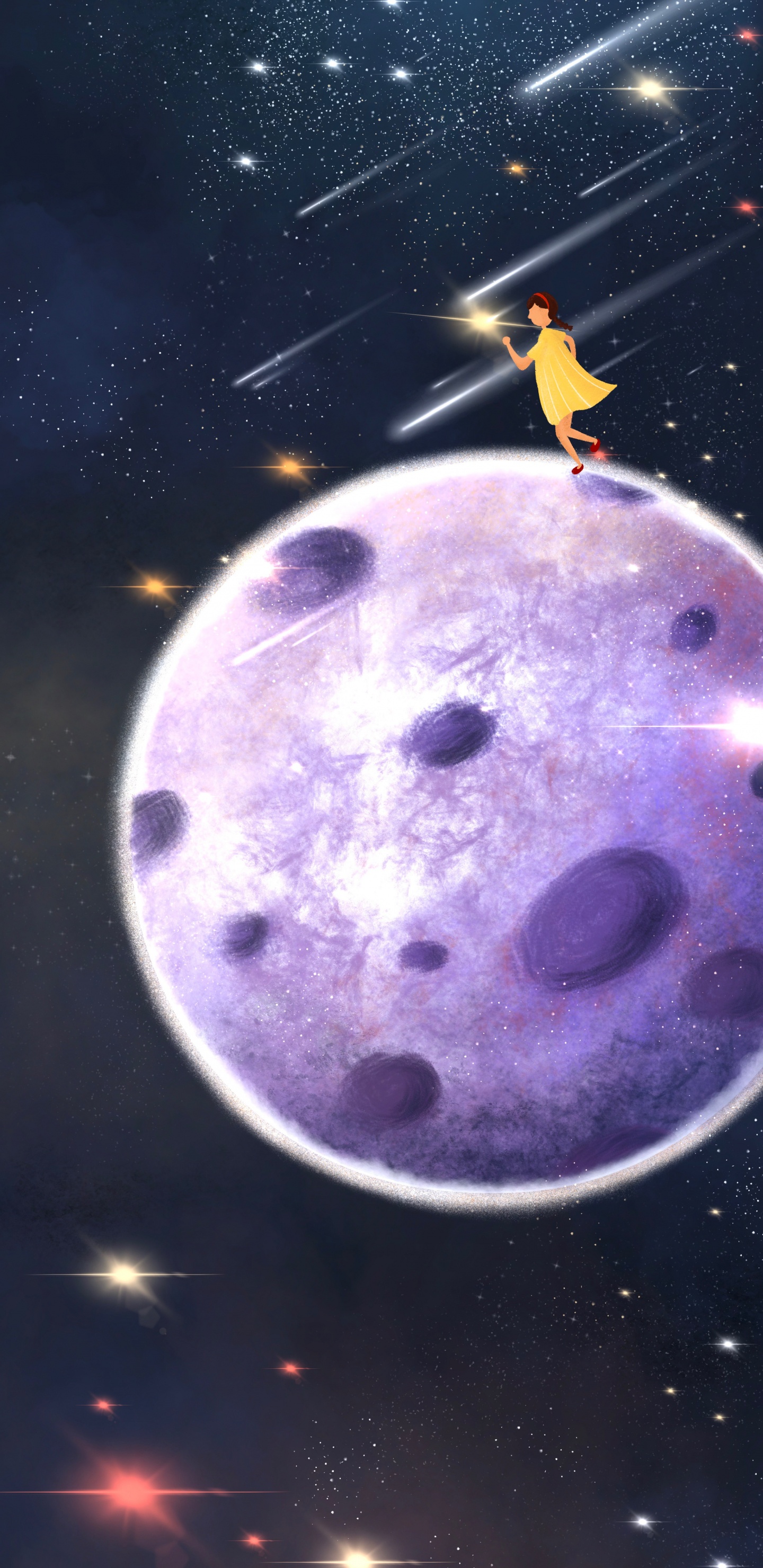 Обои космос, атмосфера, земля, вода, атмосфера земли в разрешении 1440x2960