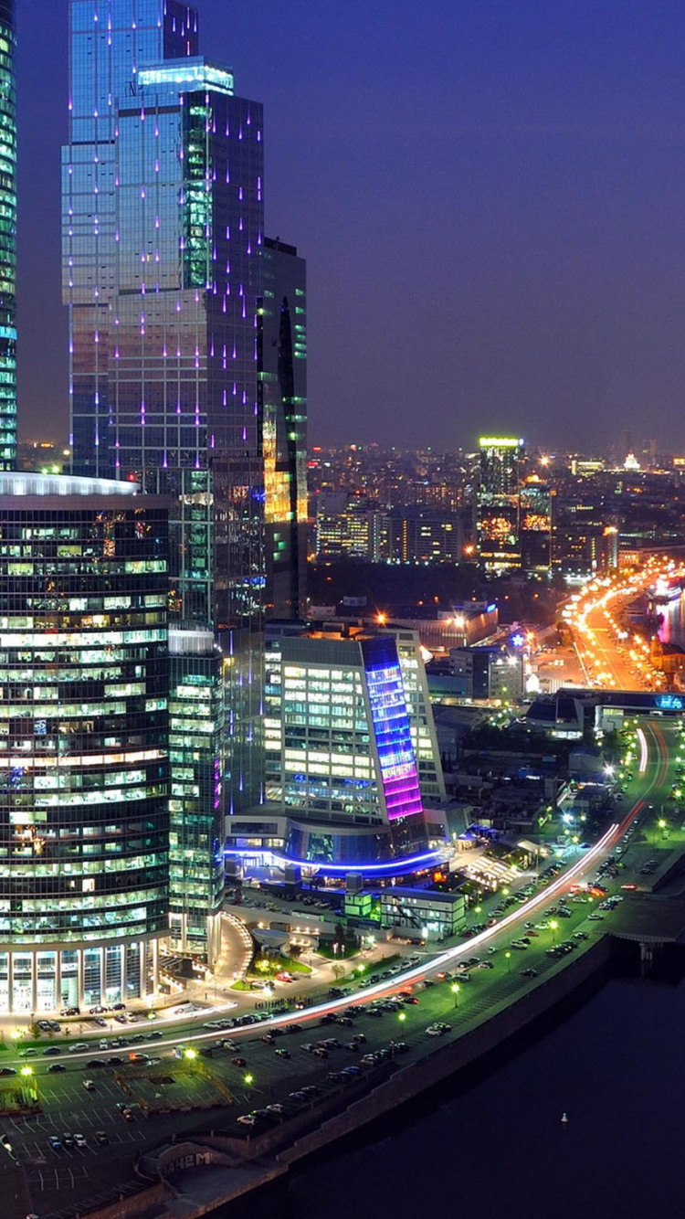 Обои город, городской пейзаж, городской район, метрополия, небоскреб в разрешении 750x1334