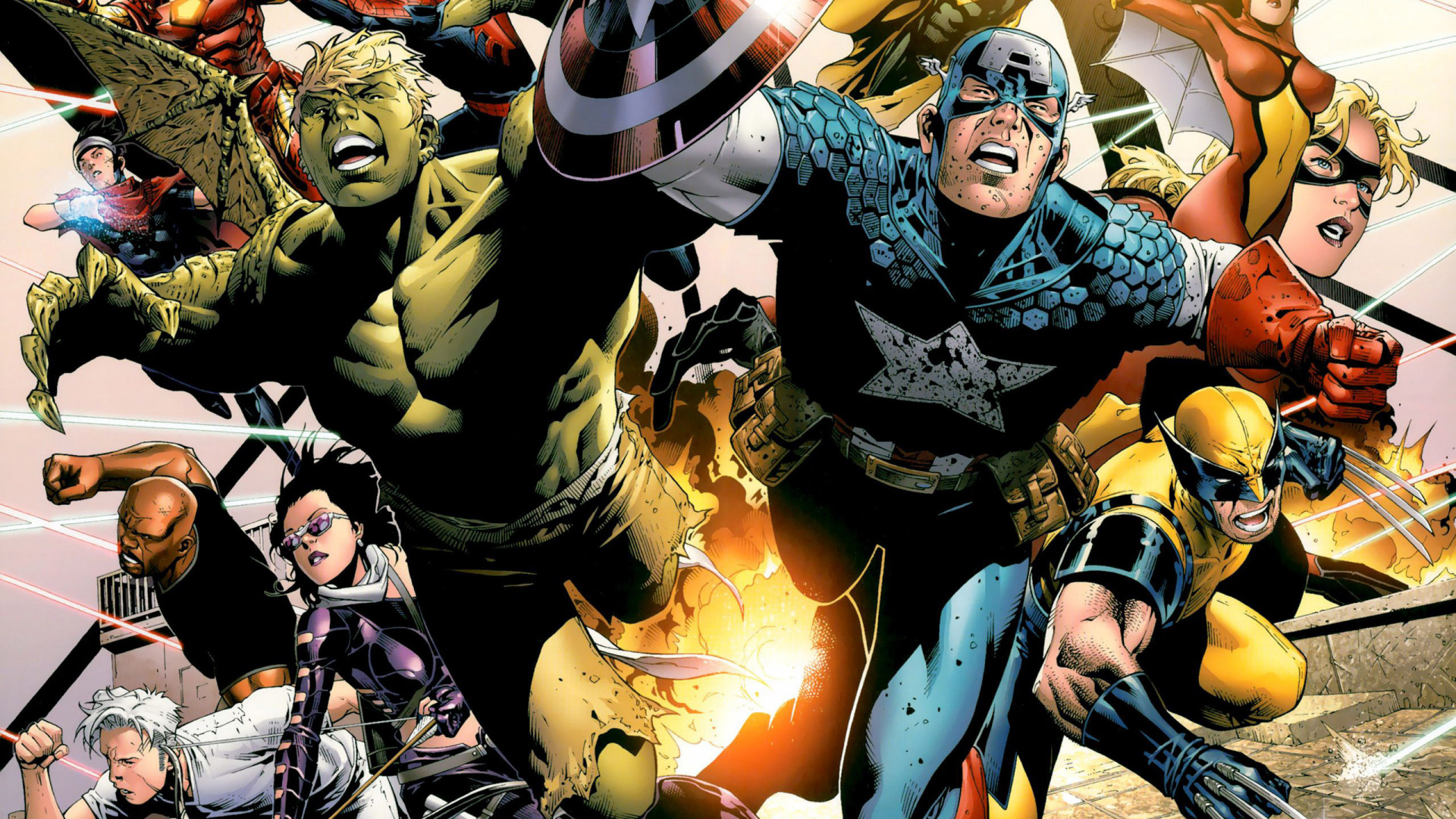 Обои мстители, мститель, комиксы Марвел, комиксы, комикс в разрешении 1920x1080