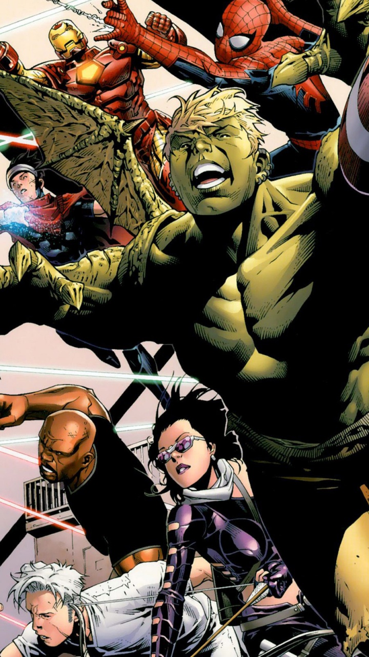 Обои мстители, мститель, комиксы Марвел, комиксы, комикс в разрешении 720x1280