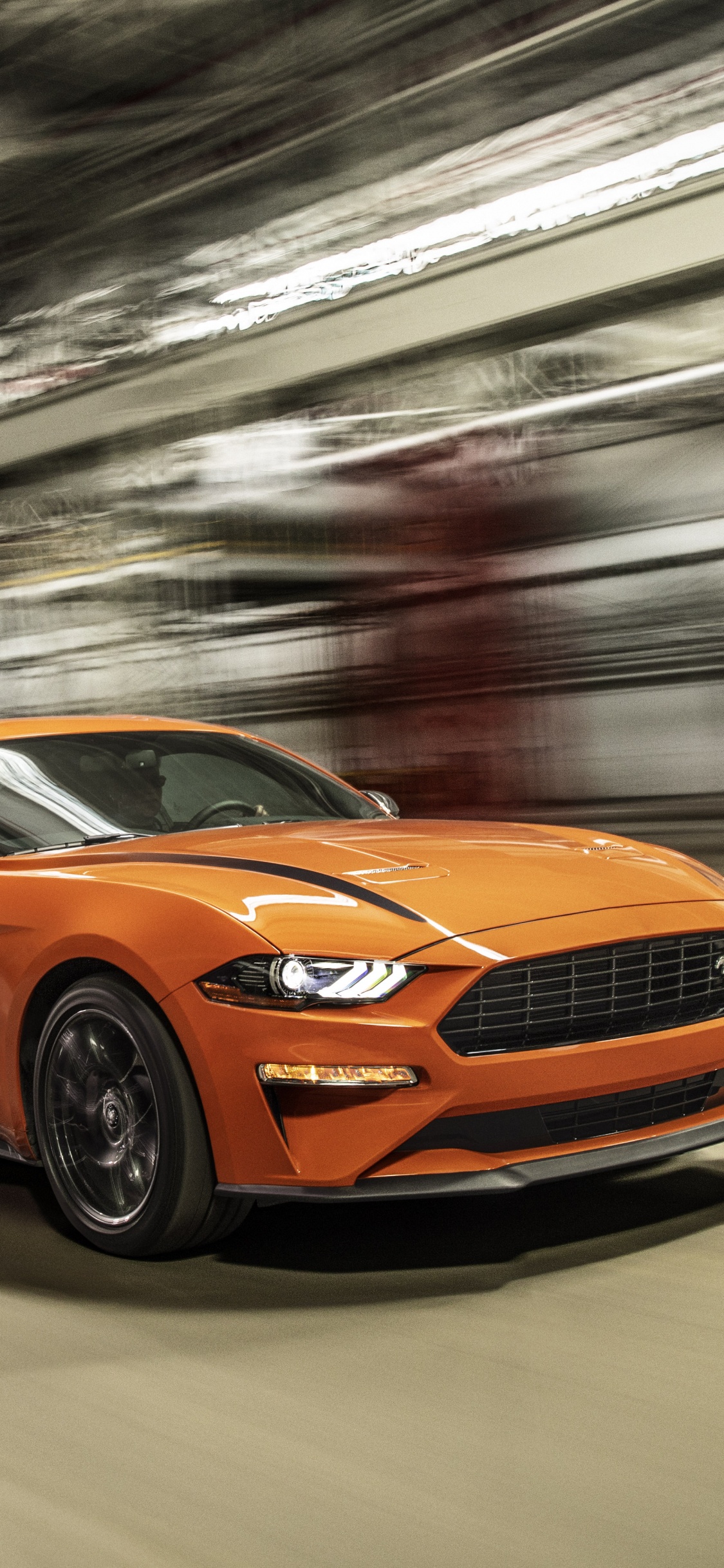 Обои авто, компания Ford, спорткар, ford, 2020 Форд Мустанг Экобуст в разрешении 1125x2436