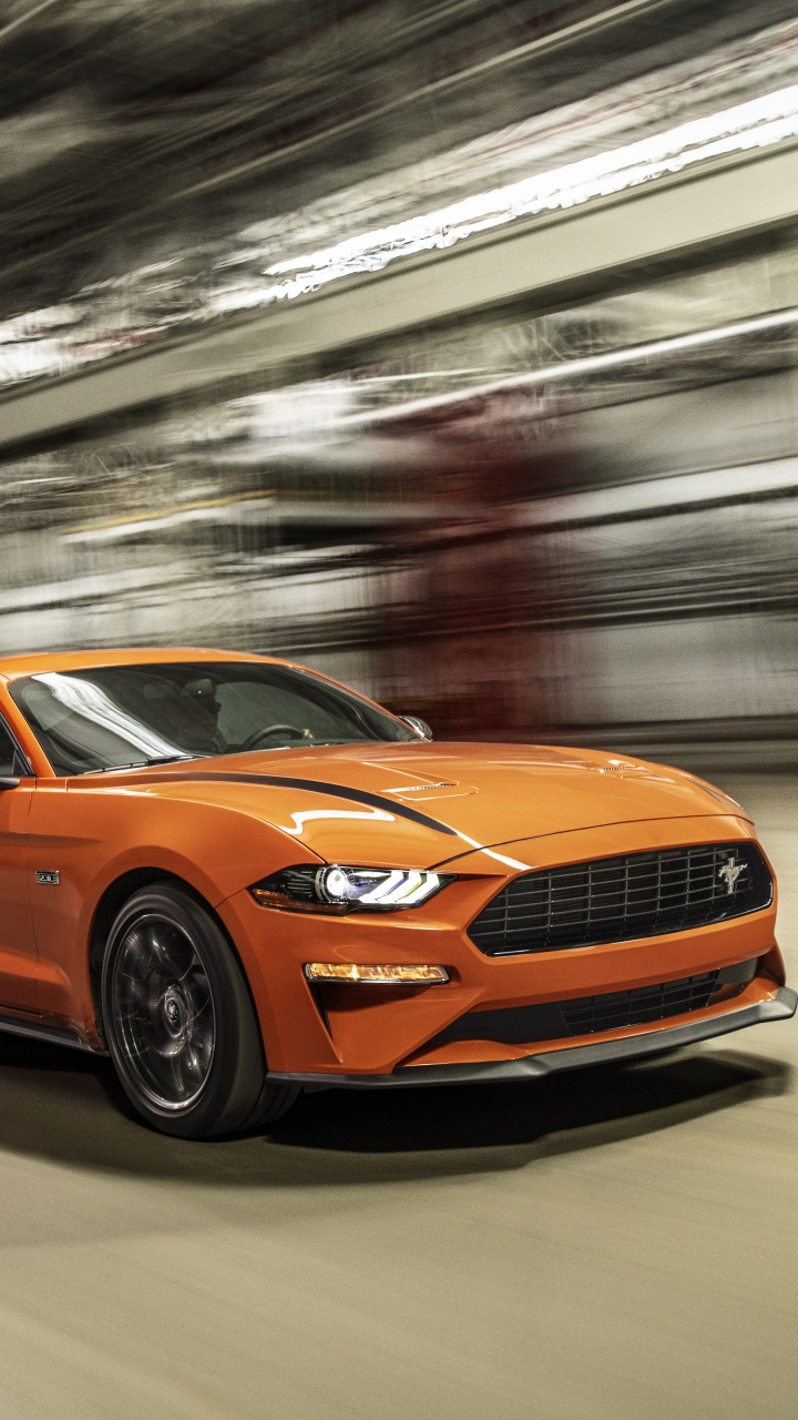 Обои авто, компания Ford, спорткар, ford, 2020 Форд Мустанг Экобуст в разрешении 720x1280