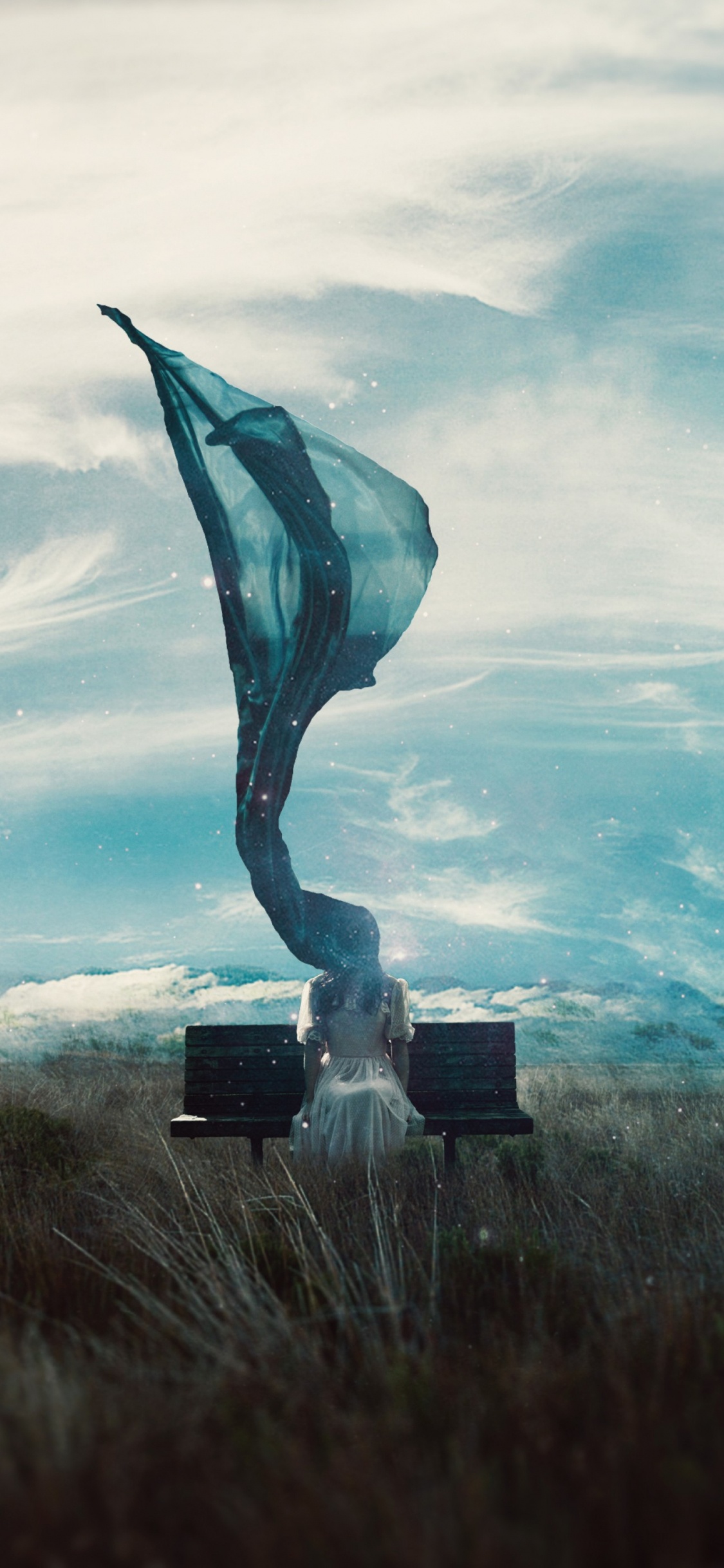 Обои Ранжи Джилакс, атмосфера, жидкий, облако, вода в разрешении 1125x2436