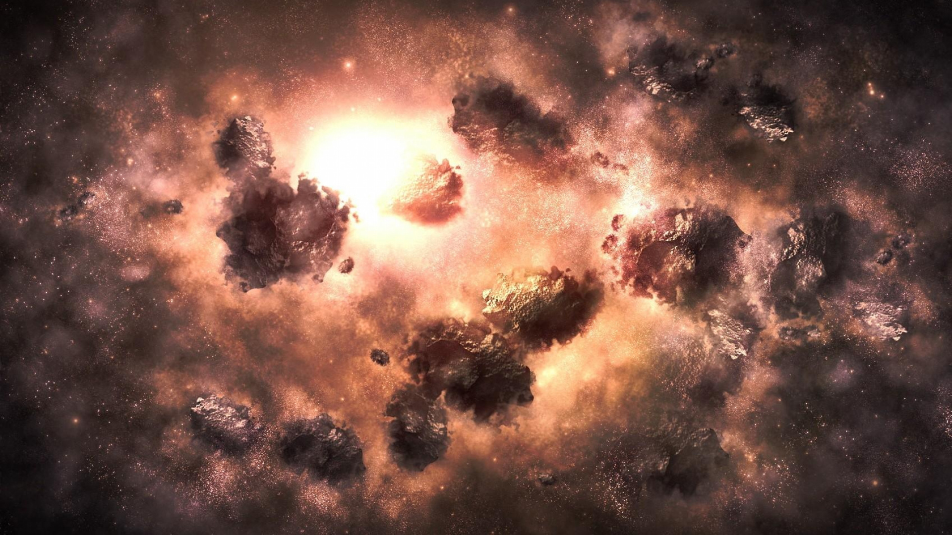 Обои атмосфера, астрономический объект, облако, космическое пространство, космос в разрешении 1920x1080