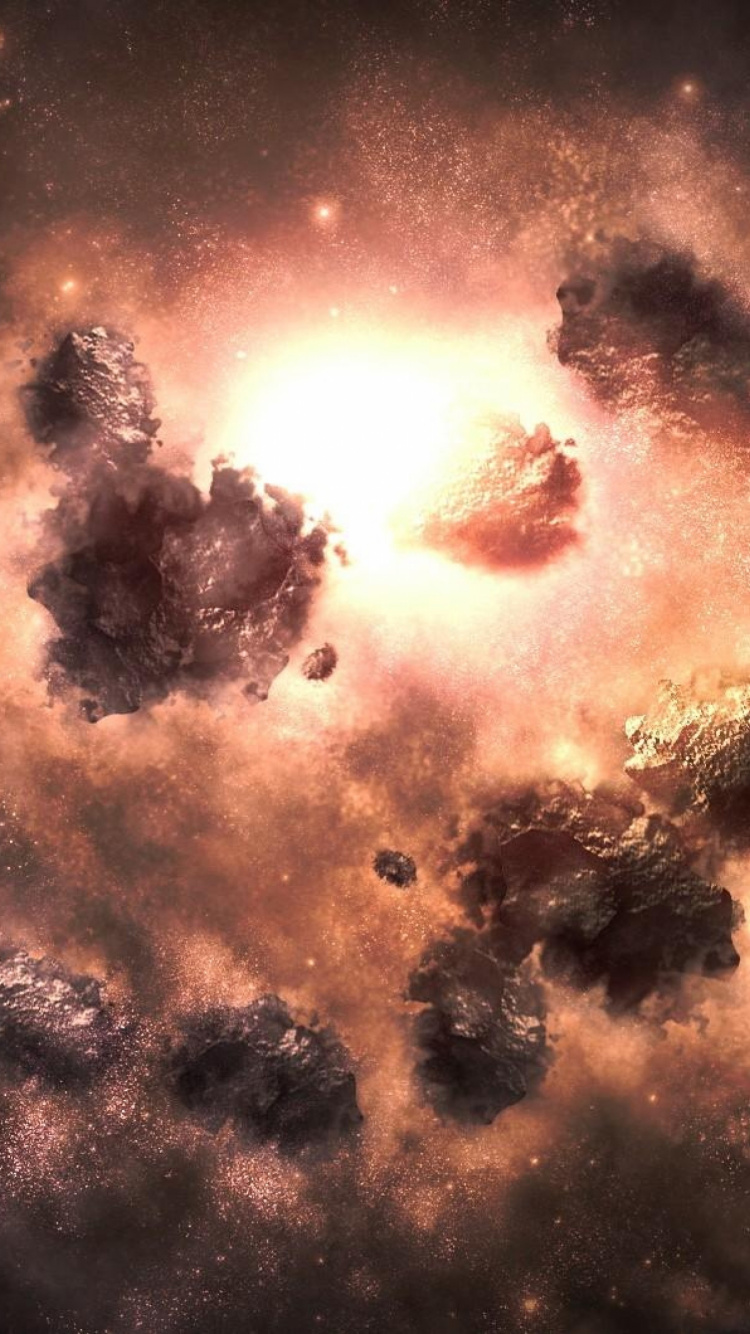 Обои атмосфера, астрономический объект, облако, космическое пространство, космос в разрешении 750x1334