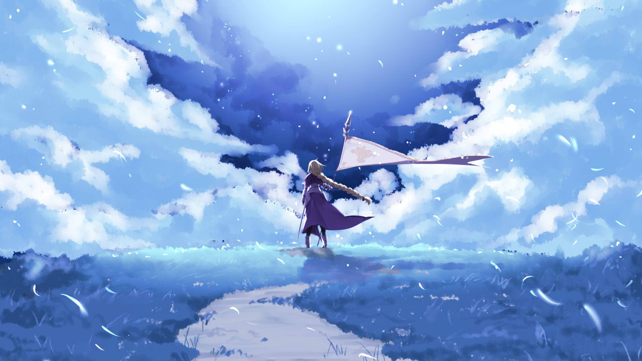 Обои Судьба Апокрифы, вода, иллюстрация, атмосфера, акварельные краски в разрешении 1280x720