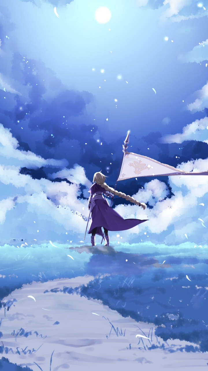 Обои Судьба Апокрифы, вода, иллюстрация, атмосфера, акварельные краски в разрешении 720x1280