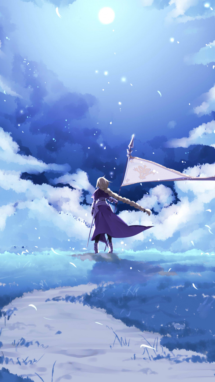 Обои Судьба Апокрифы, вода, иллюстрация, атмосфера, акварельные краски в разрешении 750x1334