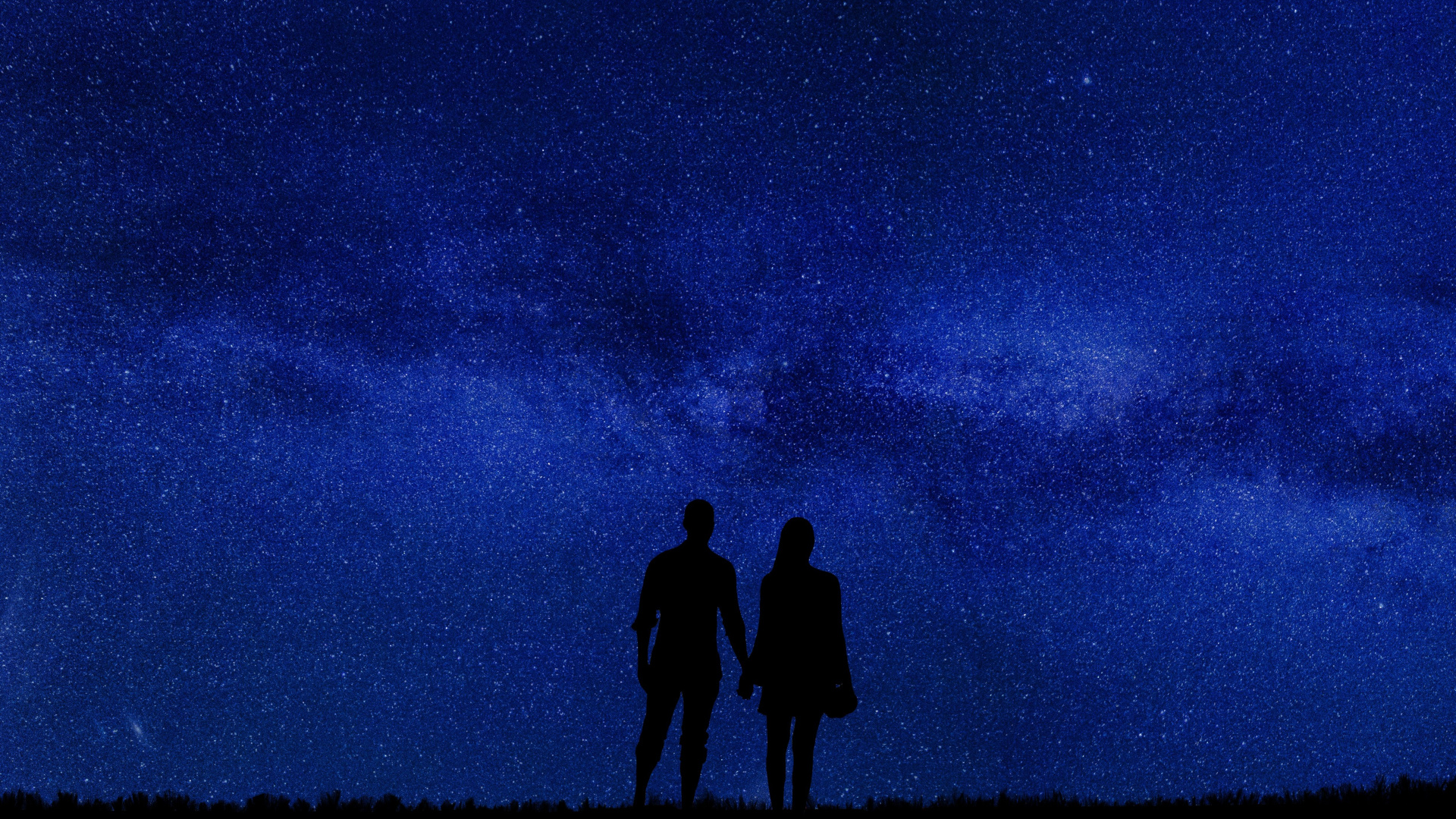 Обои ночь, синий, природа, атмосфера, темнота в разрешении 1920x1080