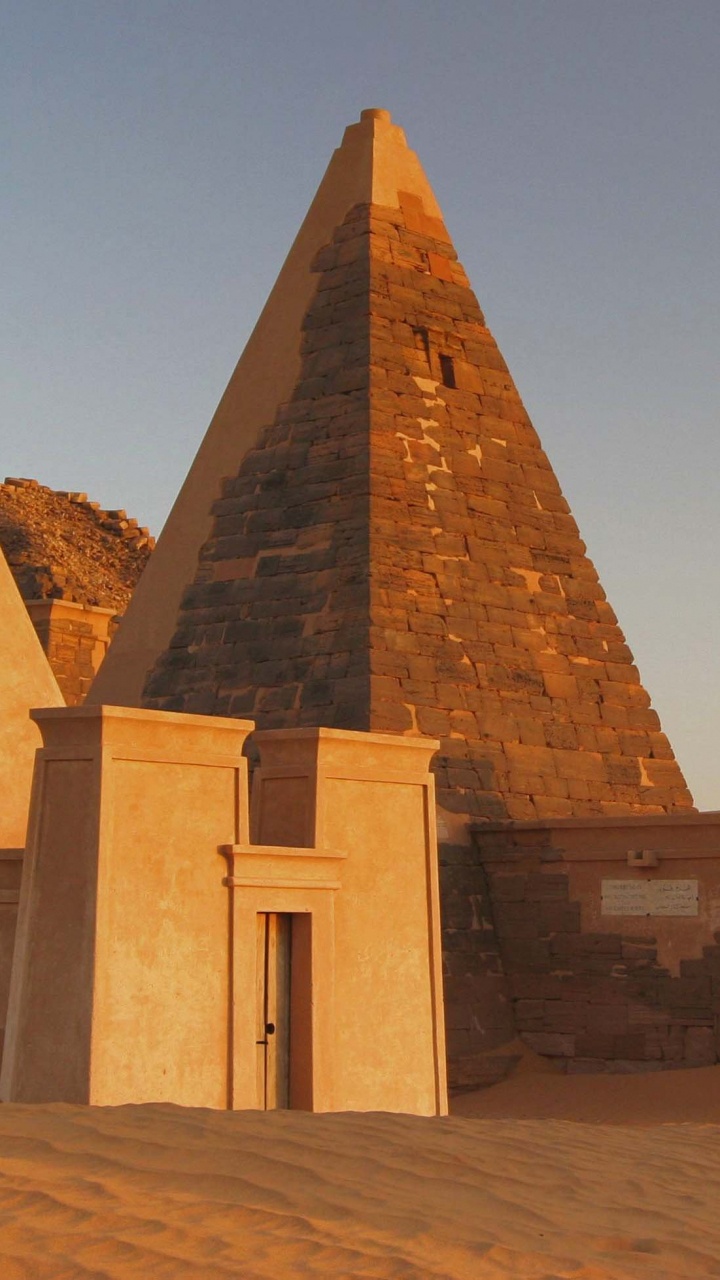 Обои Меро, Нубийские пирамиды, Царство Куш, Джебель Баркал, Нубия в разрешении 720x1280