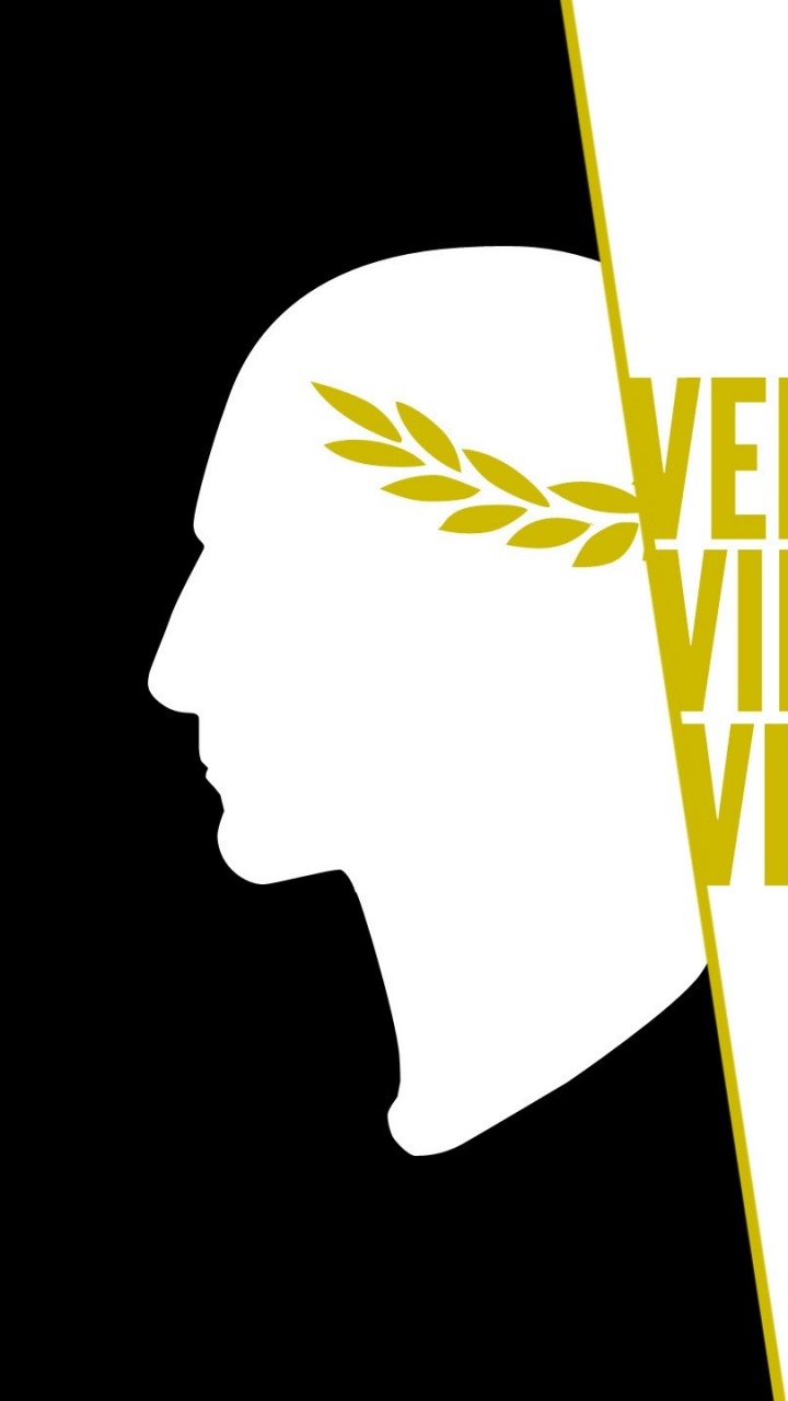 Обои пришел увидел победил, текст, лого, графический дизайн, марка в разрешении 720x1280