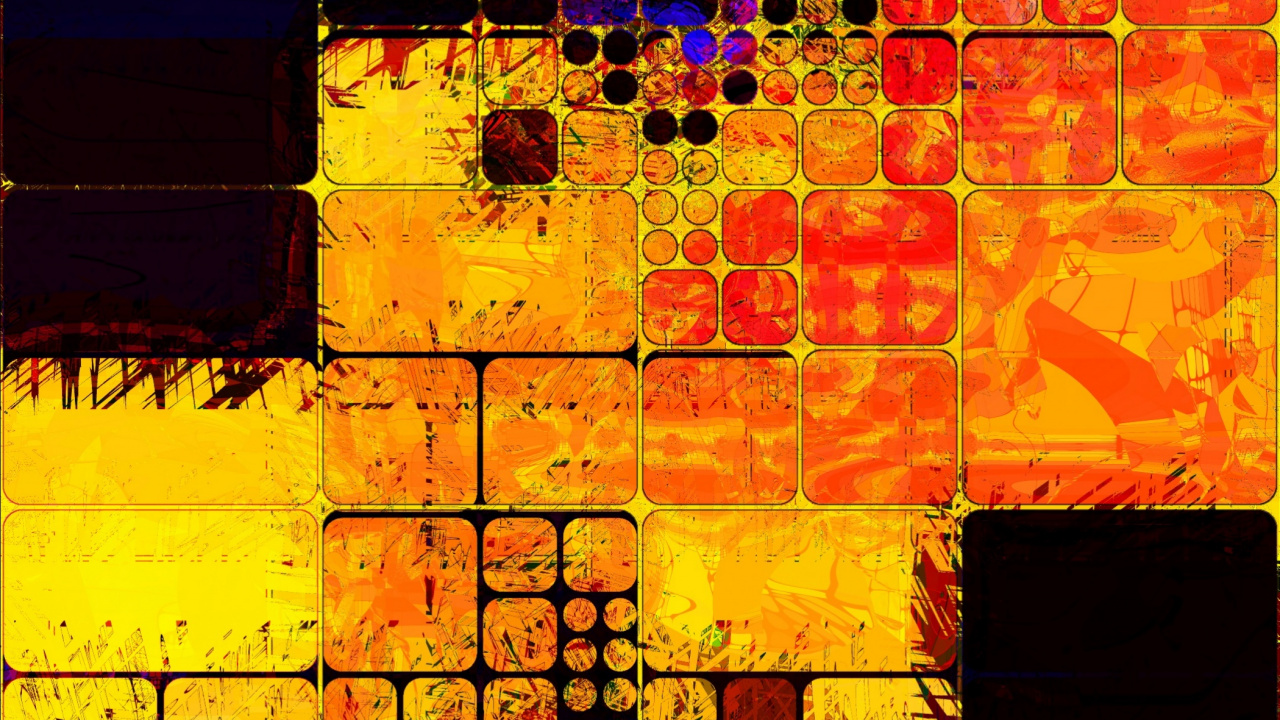 Обои Апельсин, красный цвет, красочность, желтый, свет в разрешении 1280x720