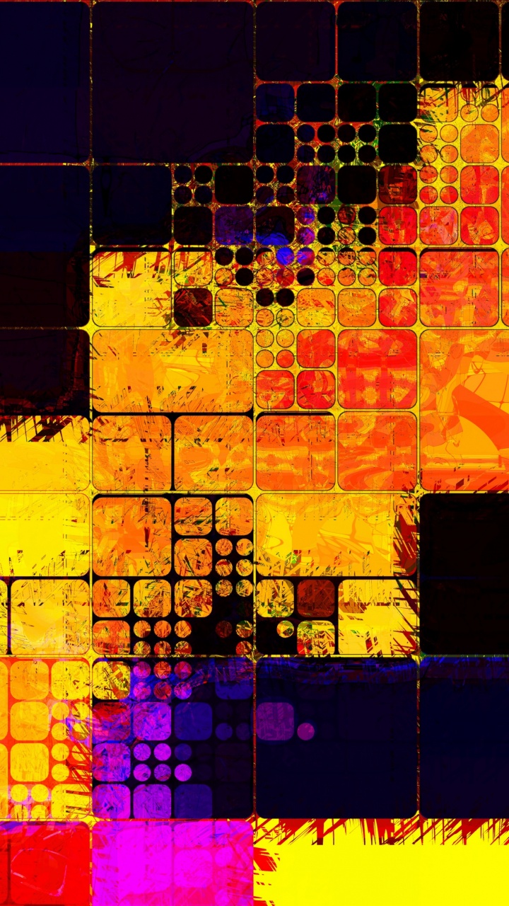 Обои Апельсин, красный цвет, красочность, желтый, свет в разрешении 720x1280