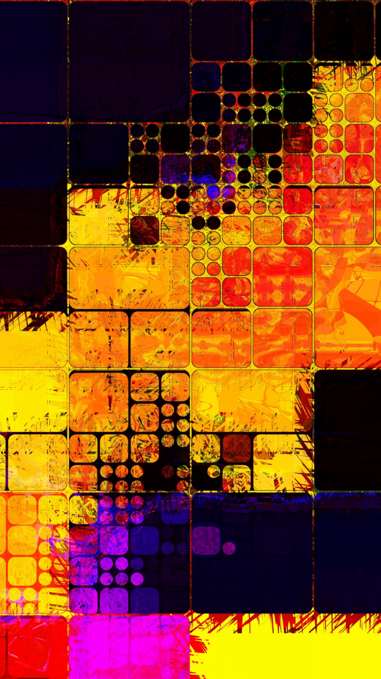 Обои Апельсин, красный цвет, красочность, желтый, свет в разрешении 750x1334