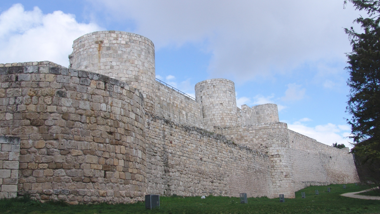 Обои фортификация, замок, развалины, стена, историческое место в разрешении 1280x720