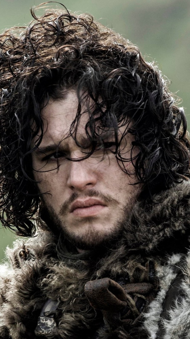Обои Джон Сноу, Игра престолов, Кит Харингтон, Игра Престолов - 8 сезон, Псовые в разрешении 750x1334