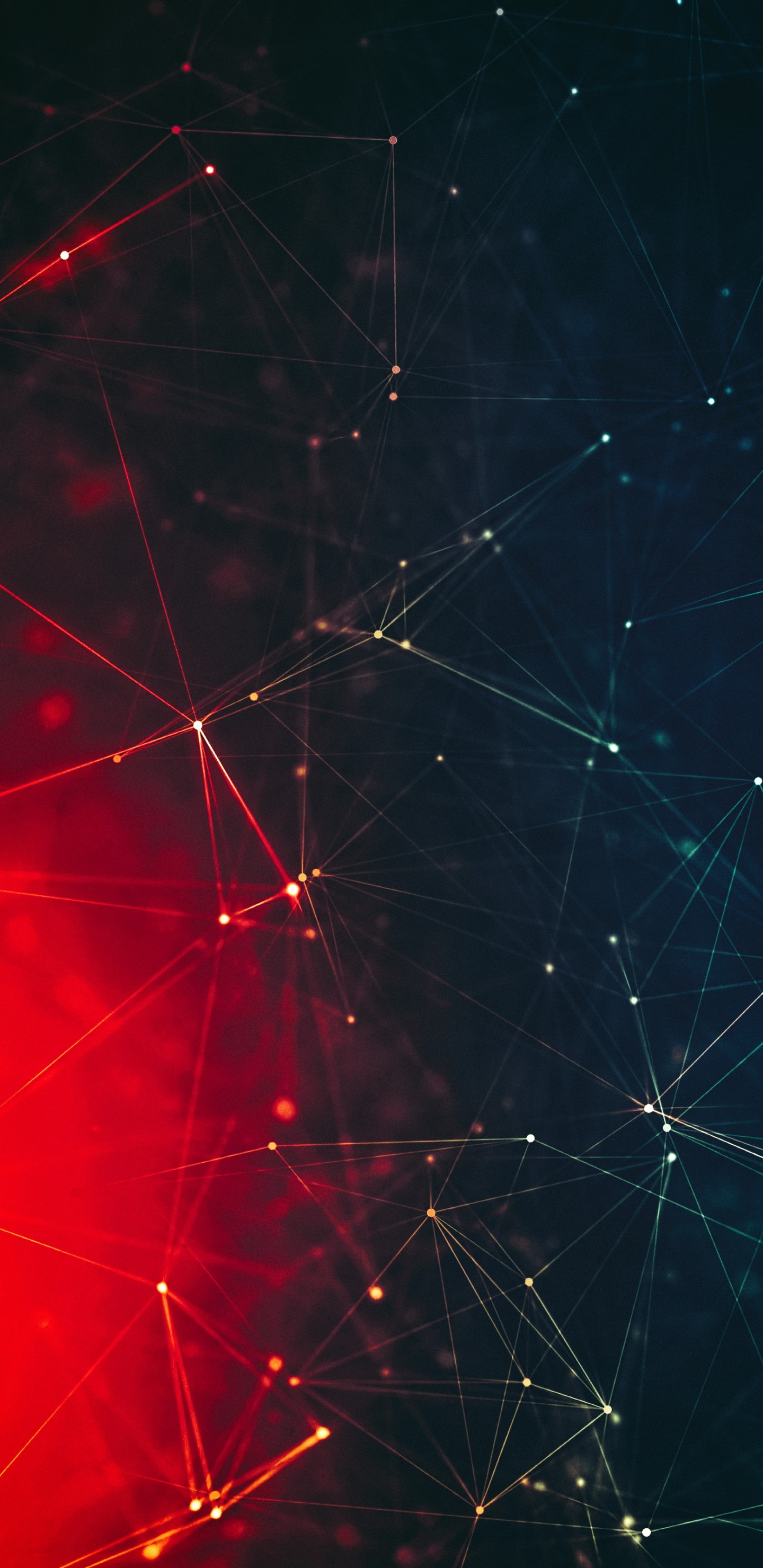 Обои обычай, Пользовательский ROM, Huawei, вода, линия в разрешении 1440x2960