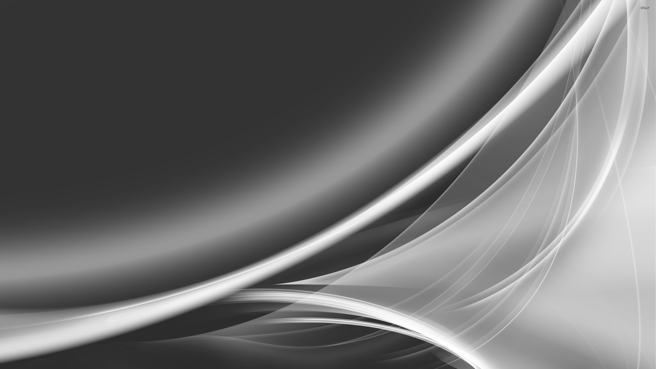 Обои монохромный, черный и белый, графика, черный, линия в разрешении 1280x720