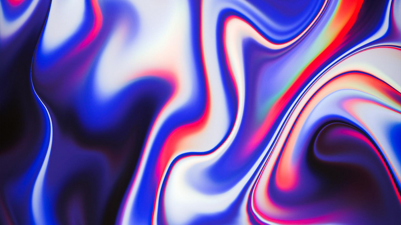 Обои акриловая краска, арт, дизайн, пурпур, жидкий в разрешении 1366x768